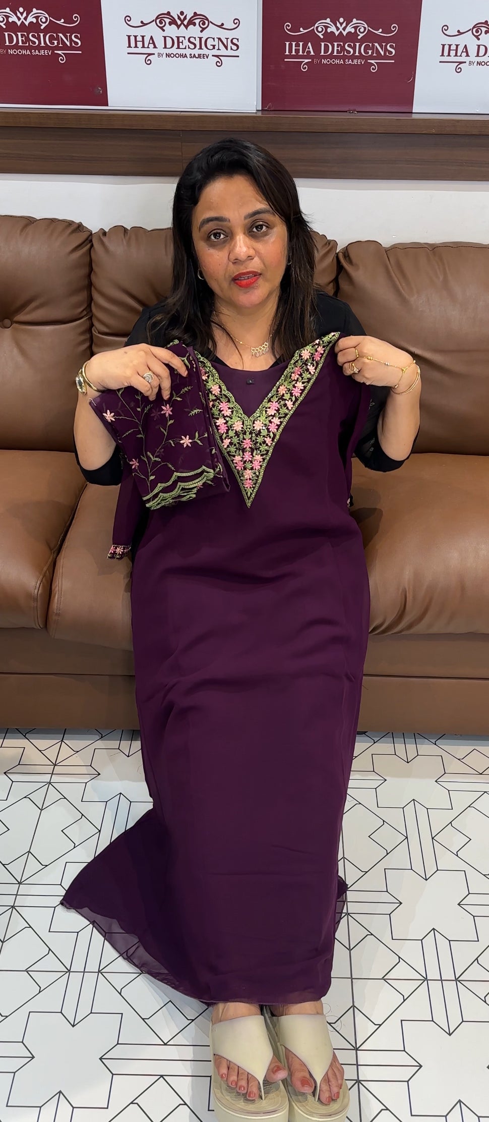 READY TO WEAR TOP,BOTTOM AND DUPATTA - IHA 24887