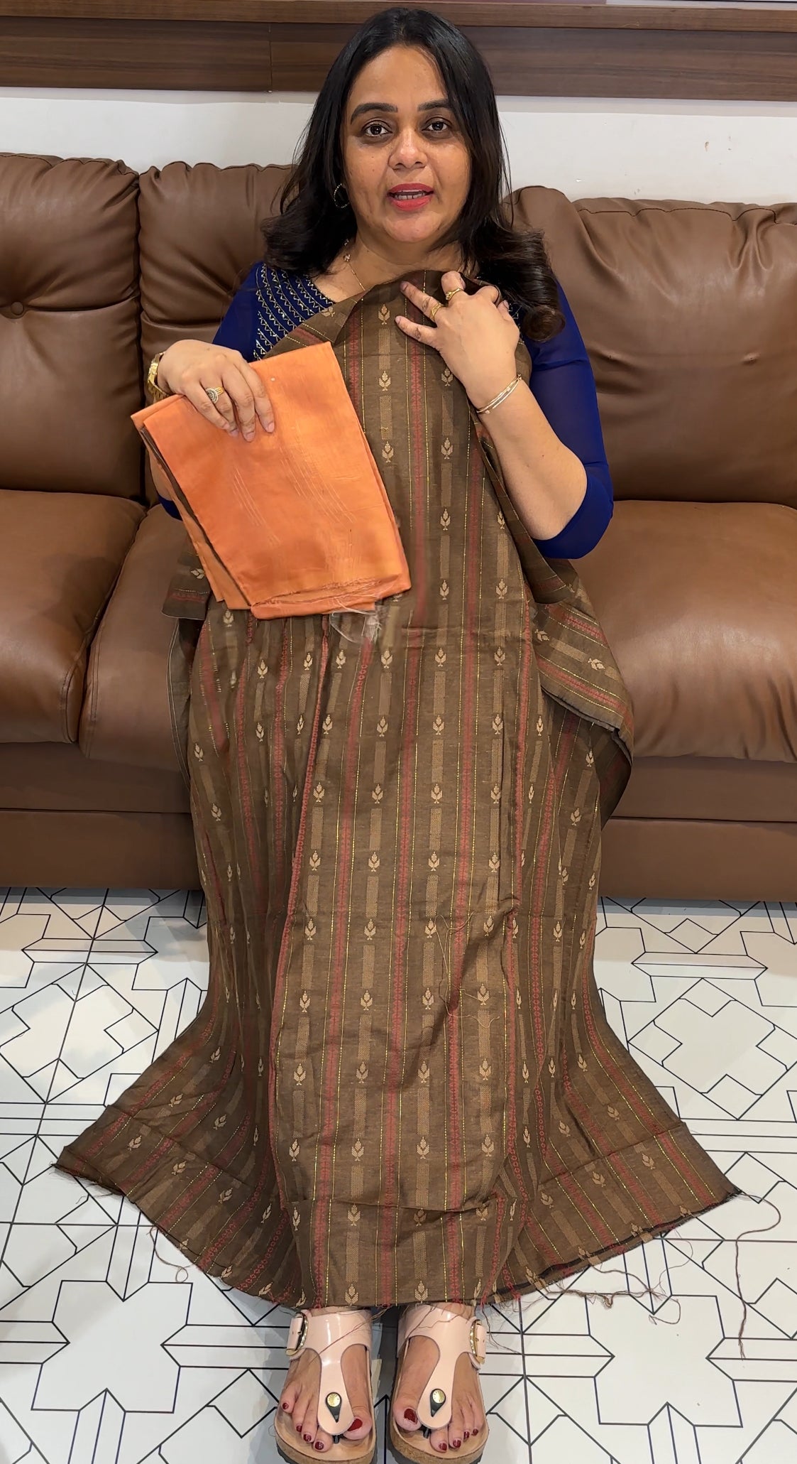 COTTON UNSTITCHED SALWAR SUITS -  IHA 28061