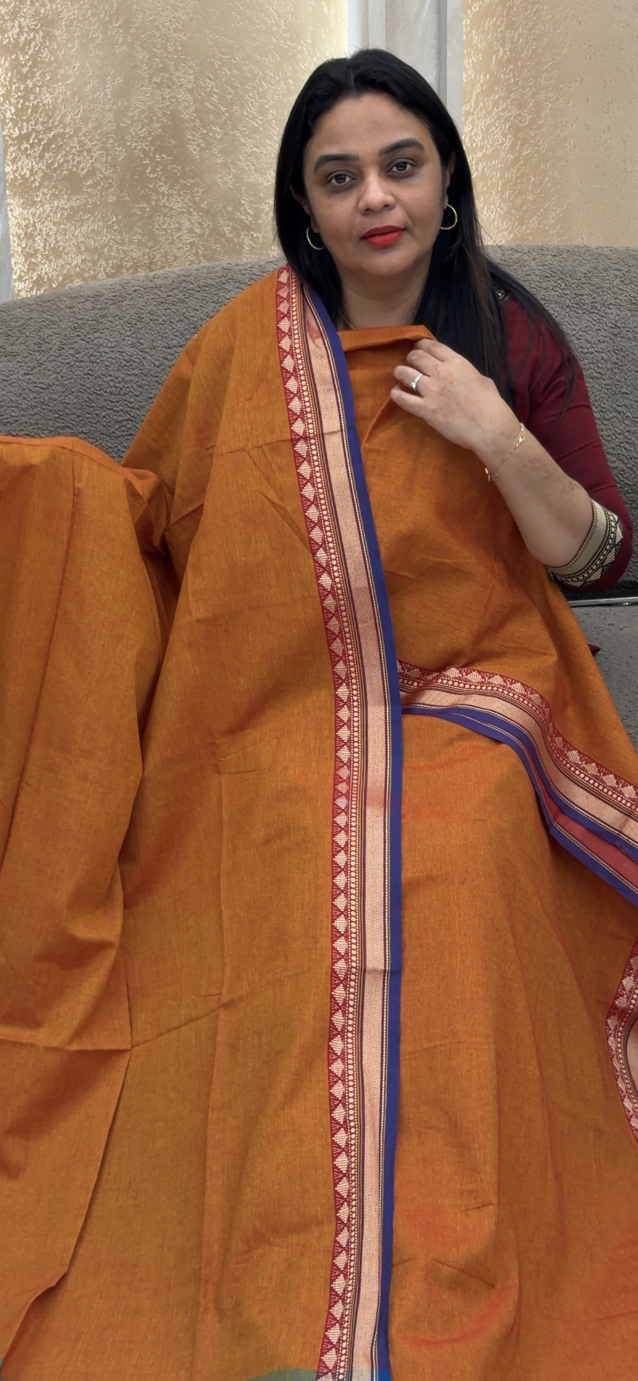 COTTON UNSTITCHED SALWAR SUITS - IHA 33191
