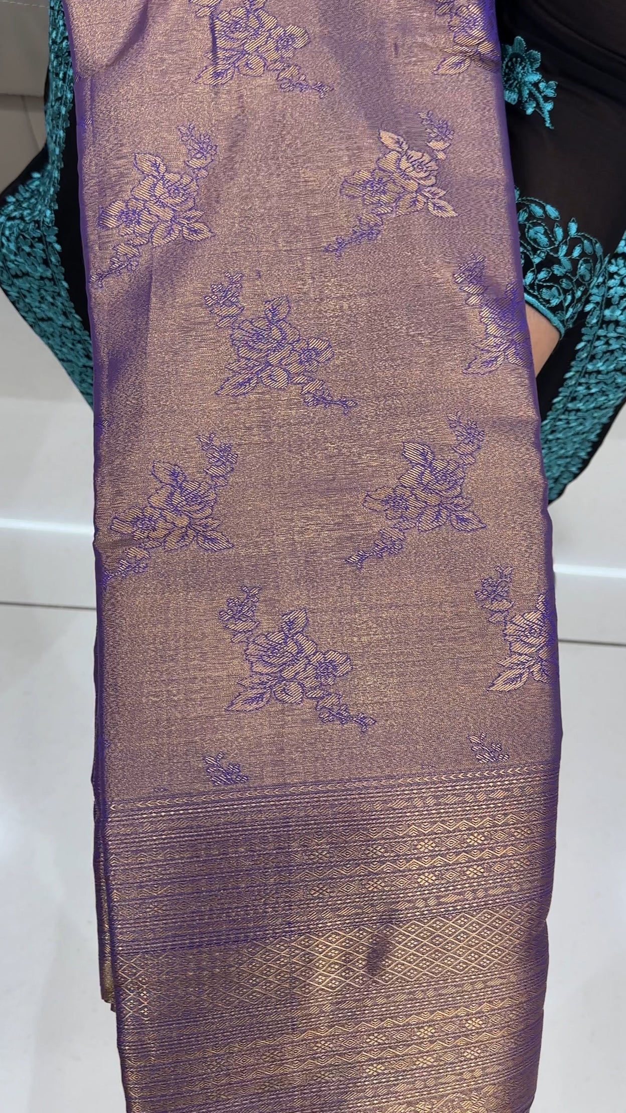 DESIGNER TISSUE KANCHIPURAM SILK SAREES - IHA 26353