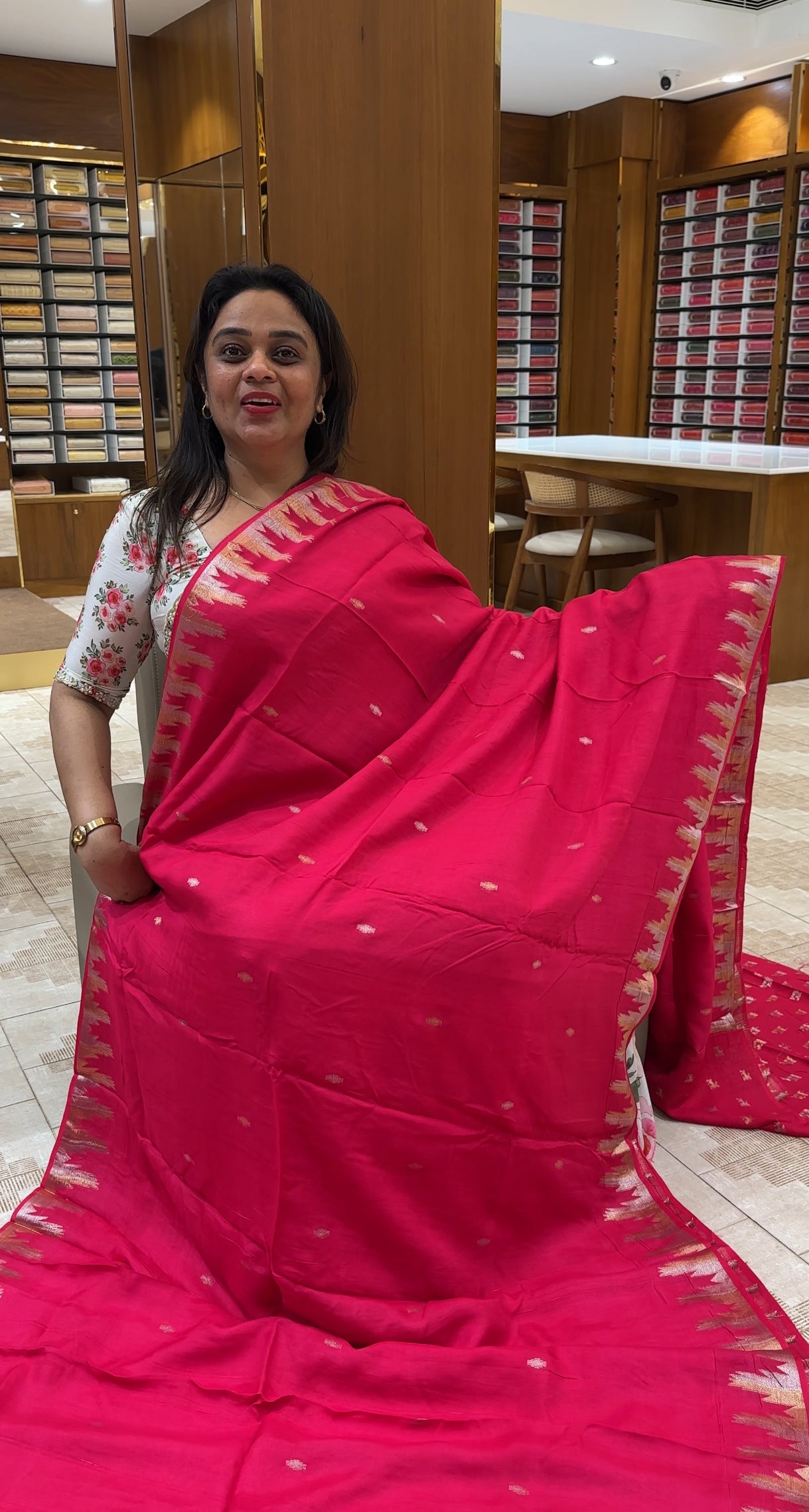 DOLA BANARASI SAREES - IHA 25712