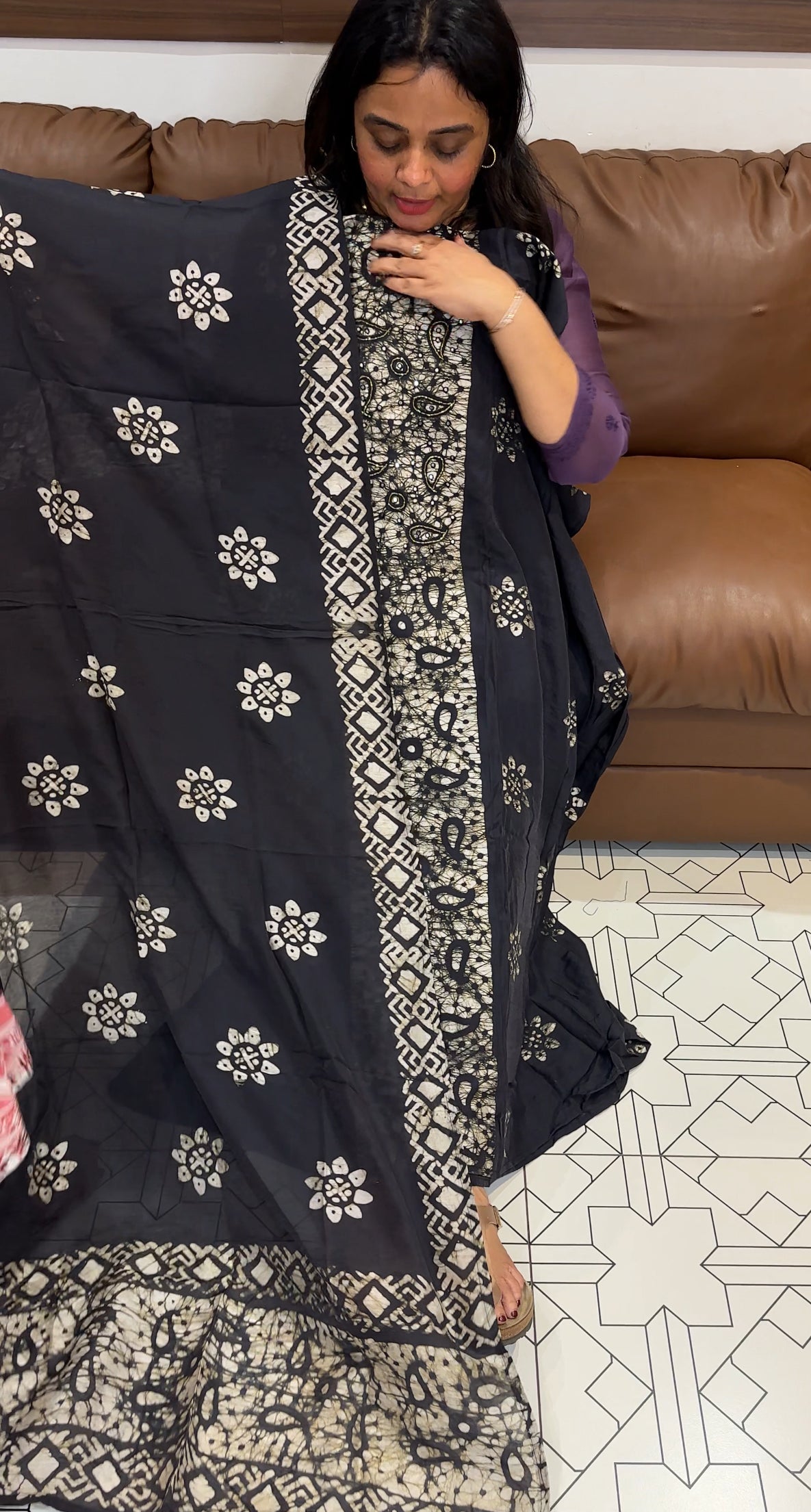 SEMI MODAL UNSTITCHED SALWAR SUITS - IHA 27162