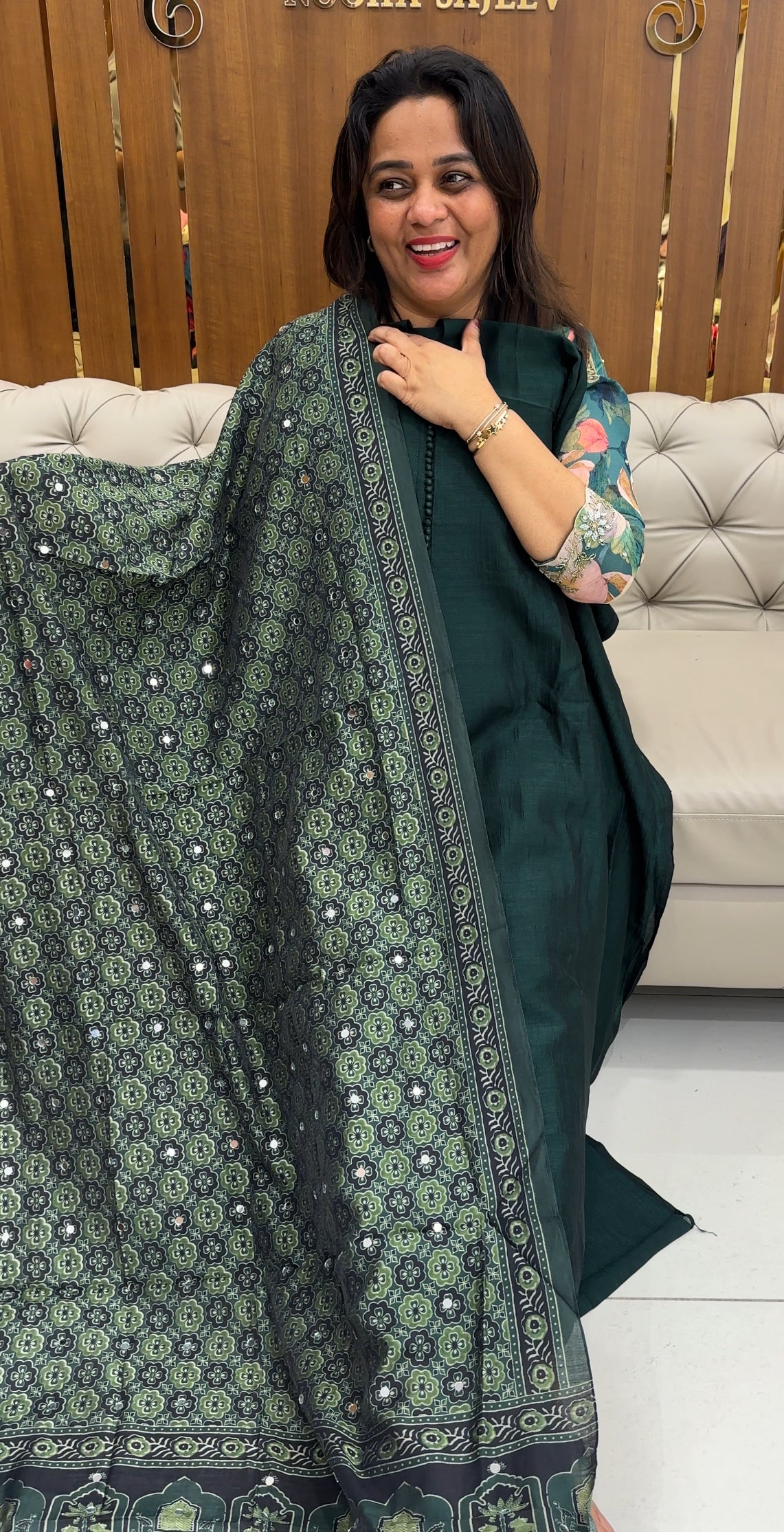 SEMI RAW SILK UNSTITCHED SALWAR SUITS - IHA 25727