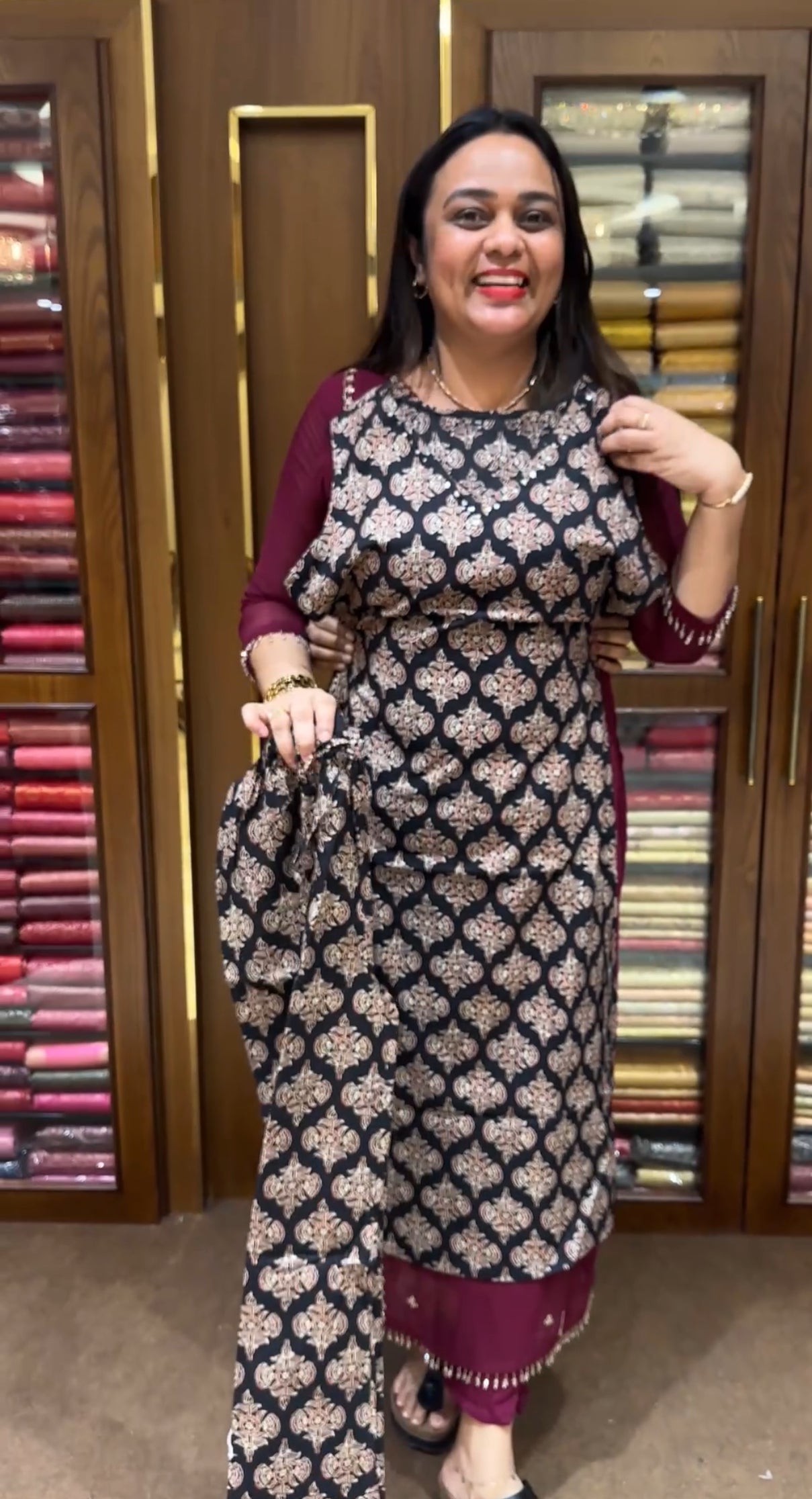 AJRAKH COTTON CO-ORDS SETS - IHA 21748