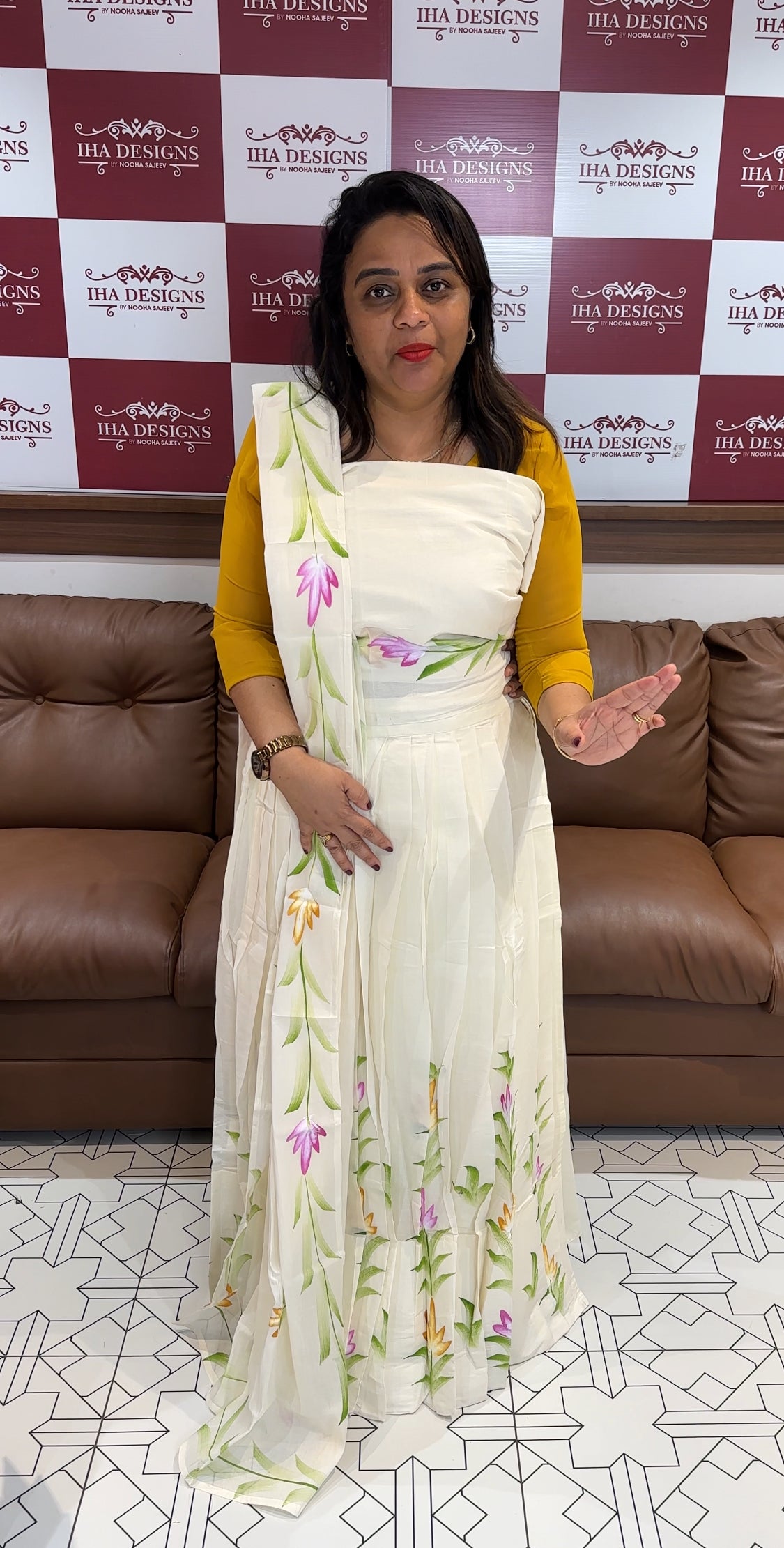 IHA'S IN-HOUSE SEMI STITCHED DHAVANI SETS - IHA 25997