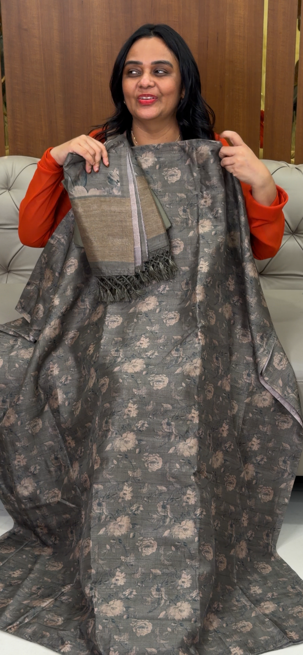 SEMI DUPION UNSTITCHED SALWAR SUITS - IHA 32569