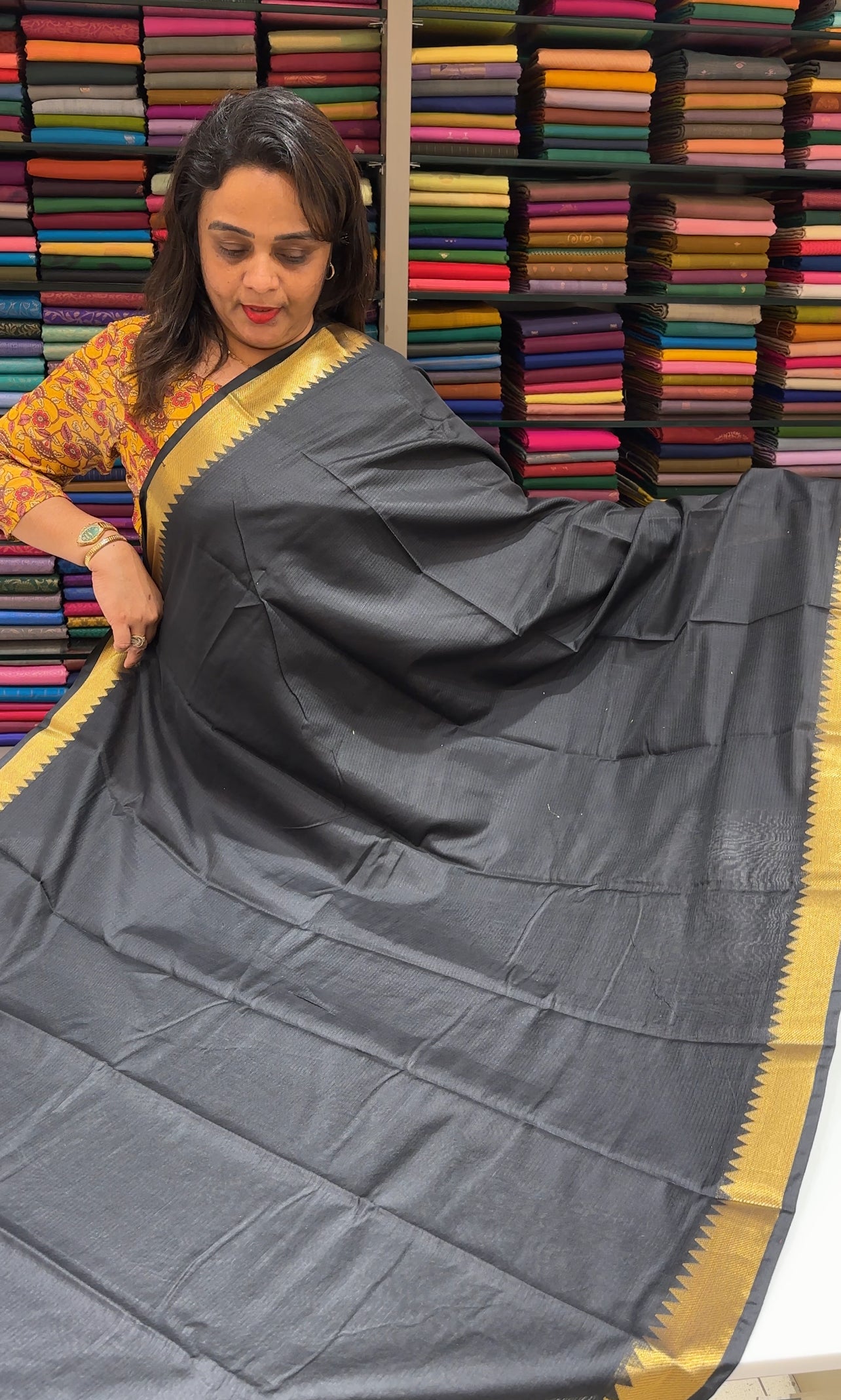 CHANDERI SILK SAREES - IHA 24823