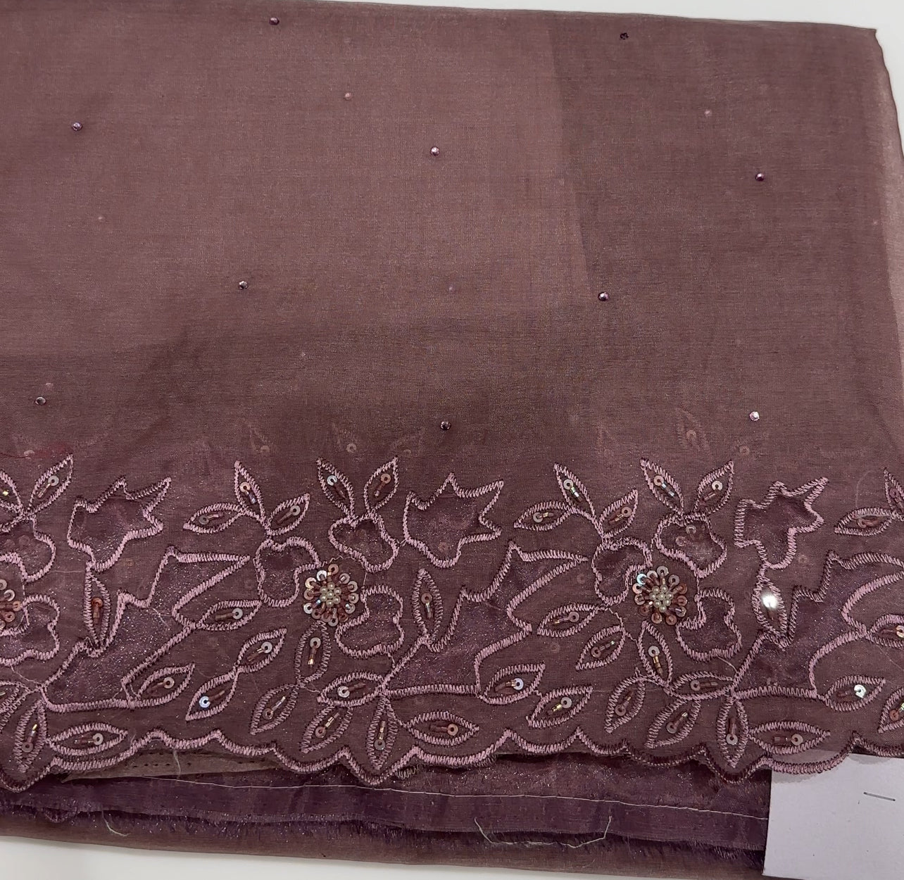 NYLON ORGANZA SAREES - IHA 27377