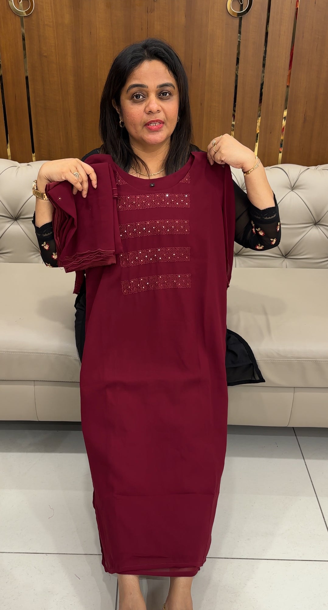 READY TO WEAR TOP, BOTTOM AND DUPATTA - IHA 26011