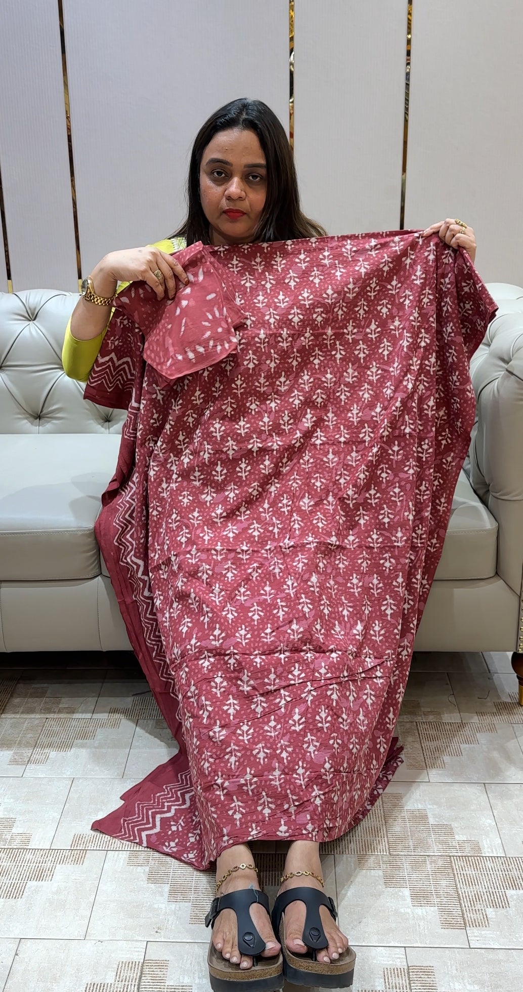 COTTON UNSTITCHED SALWAR SUITS - IHA 22596