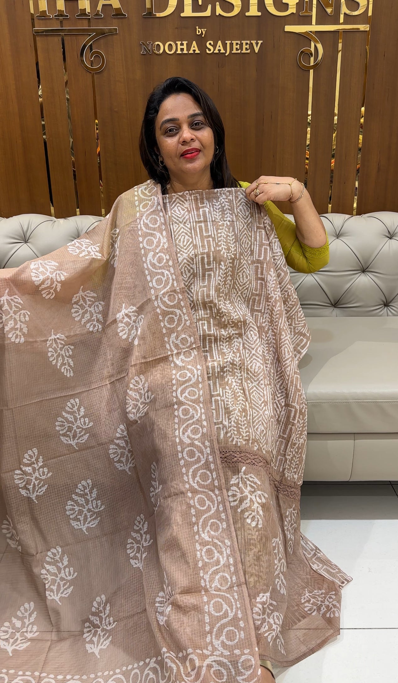 NET KOTA UNSTITCHED SALWAR SUITS - IHA 25028