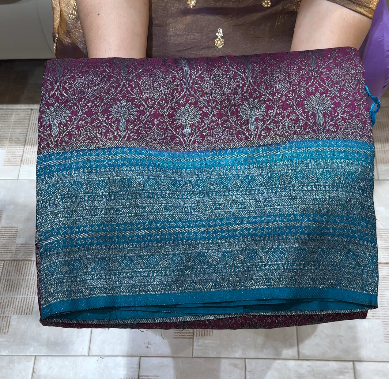 SEMI BANARASI SAREES - IHA 22736