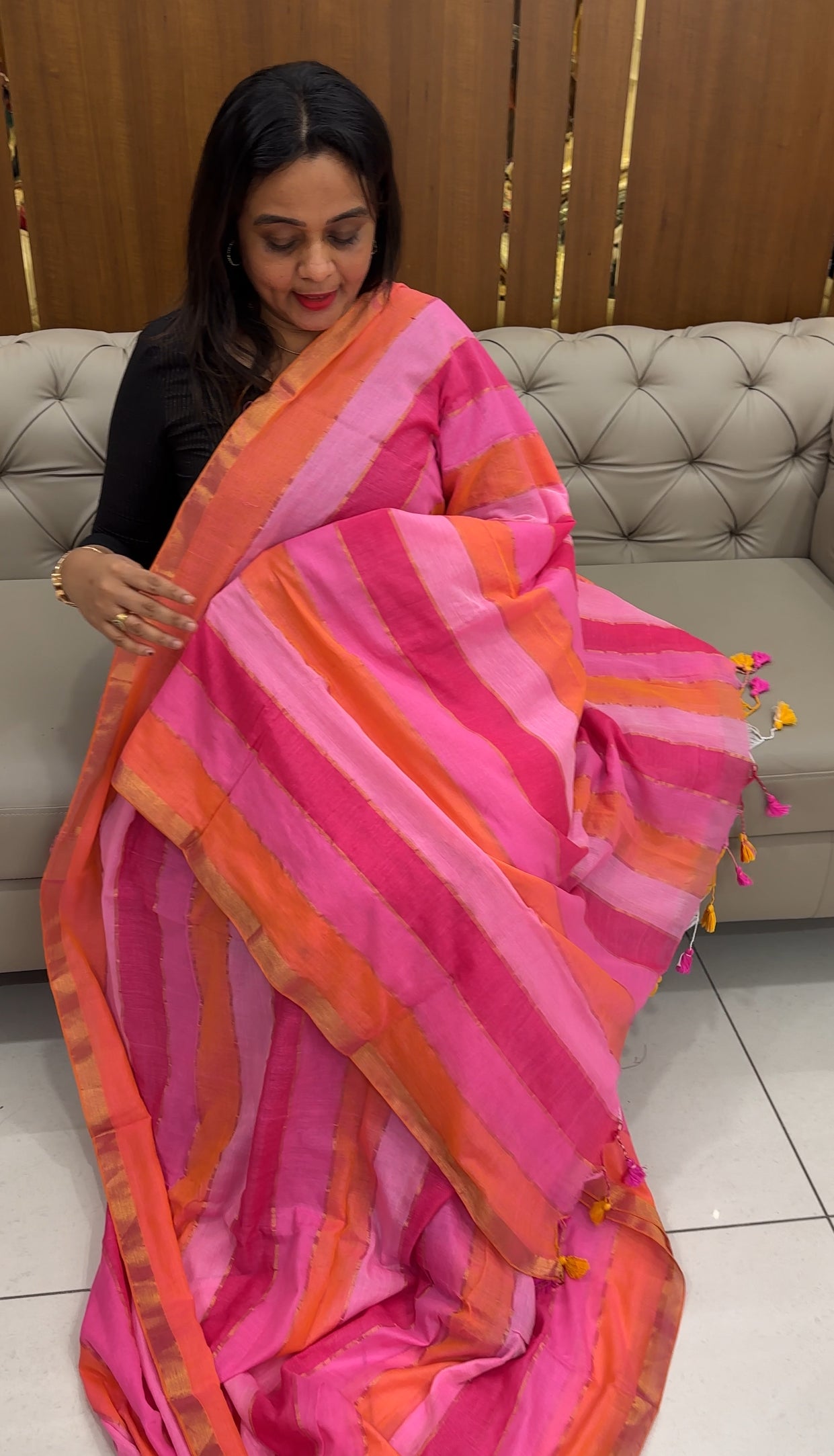 MUL COTTON SAREES - IHA 26362