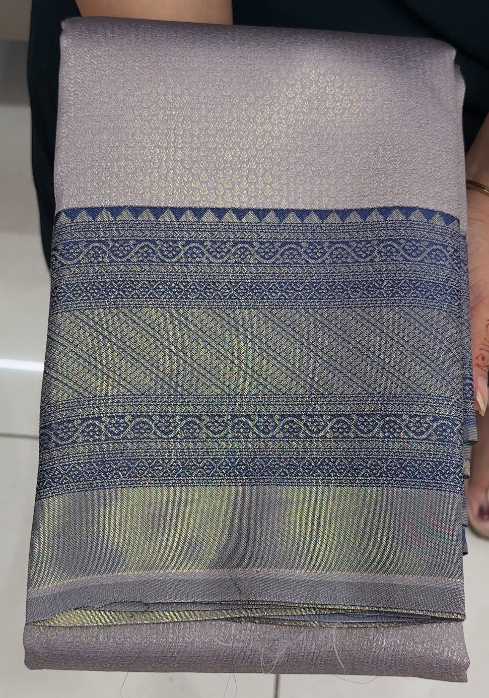 SEMI BROCADE SAREES - IHA 27430