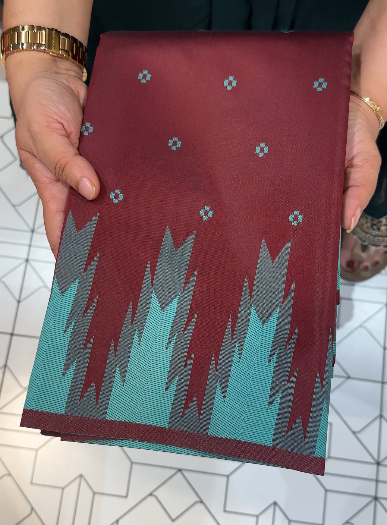 SEMI SILK SAREES - IHA 27351