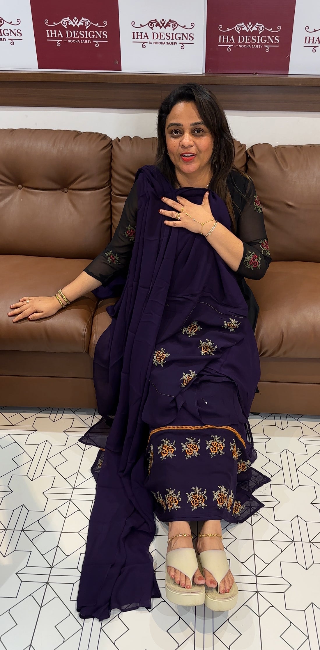 IHA'S IN-HOUSE DESIGNER UNSTITCHED SALWAR SUITS - IHA 24803