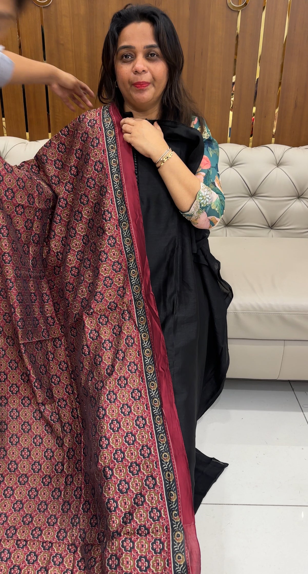 SEMI RAW SILK UNSTITCHED SALWAR SUITS - IHA 25727