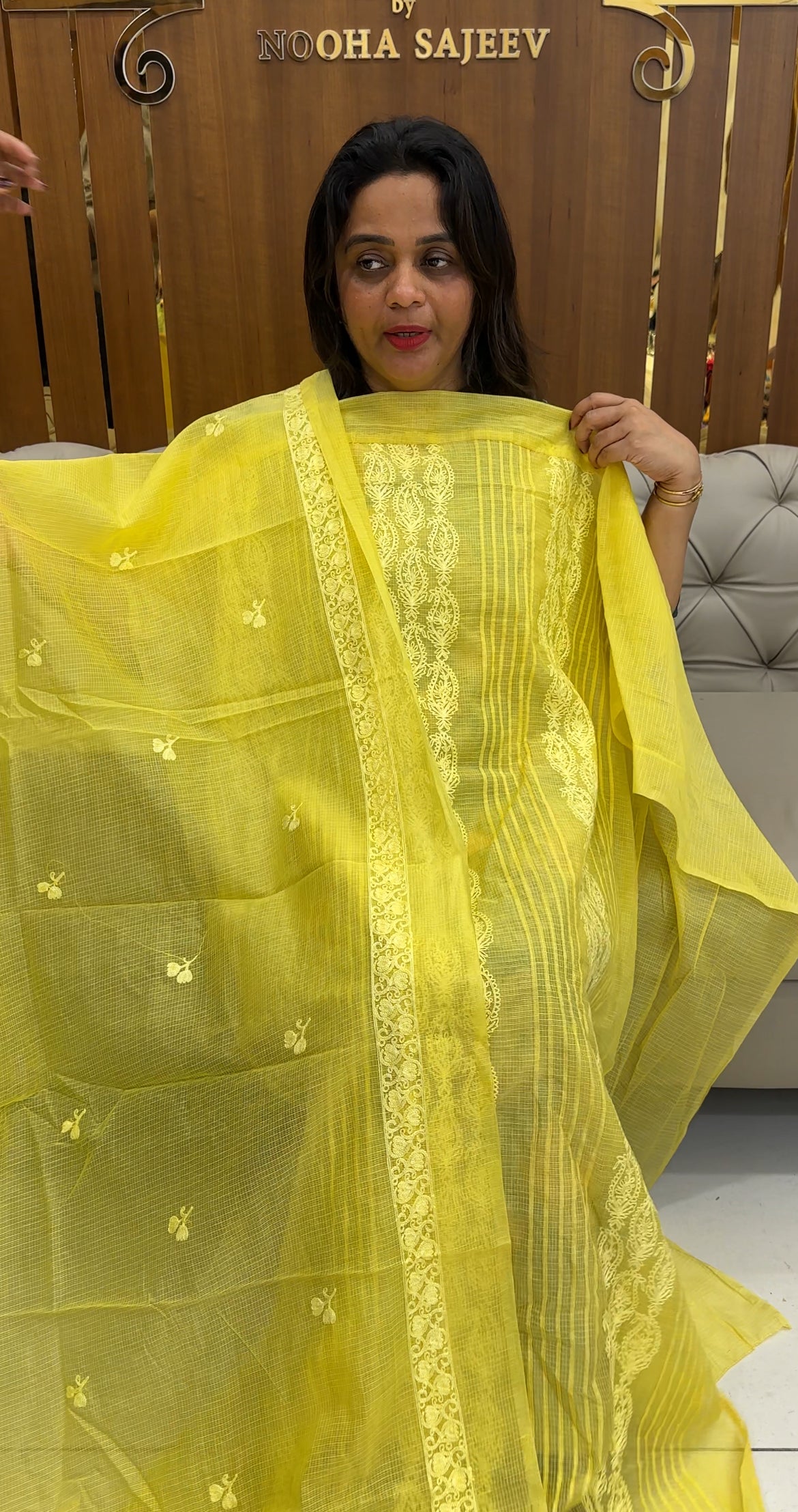 NET KOTA UNSTITCHED SALWAR SUITS - IHA 25724