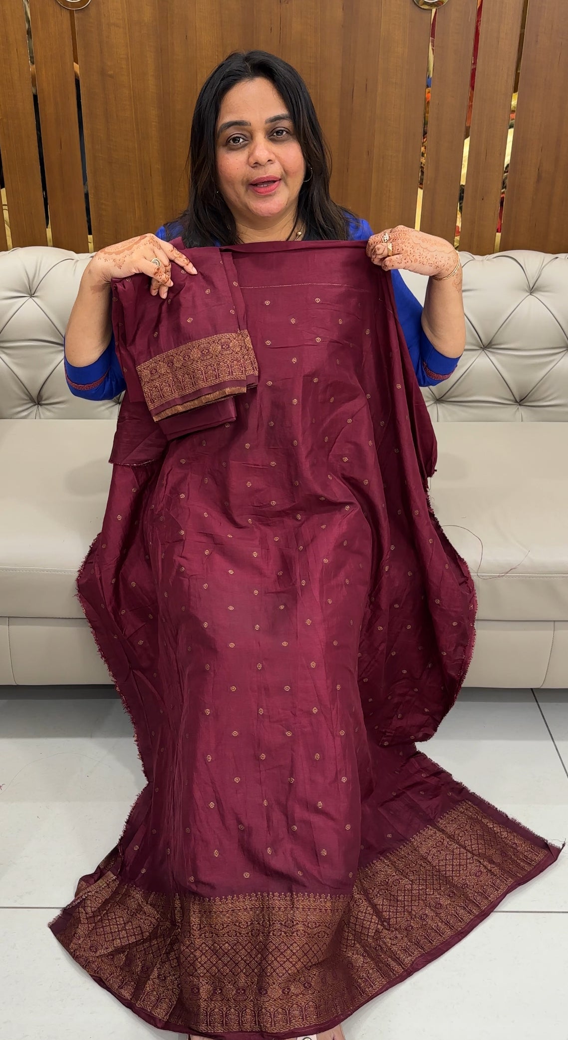 SEMI BANARASI UNSTITCHED SALWAR SUITS - IHA 27439