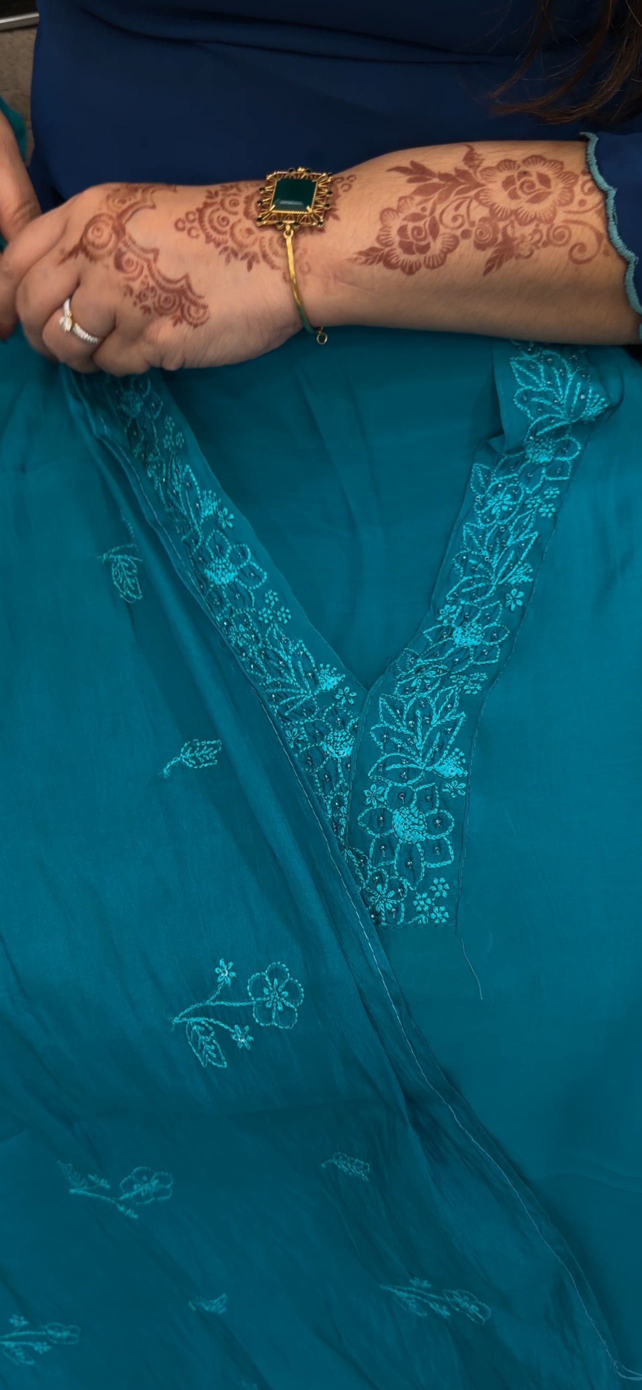 MUL CRUSHED UNSTITCHED SALWAR SUITS - IHA 33098