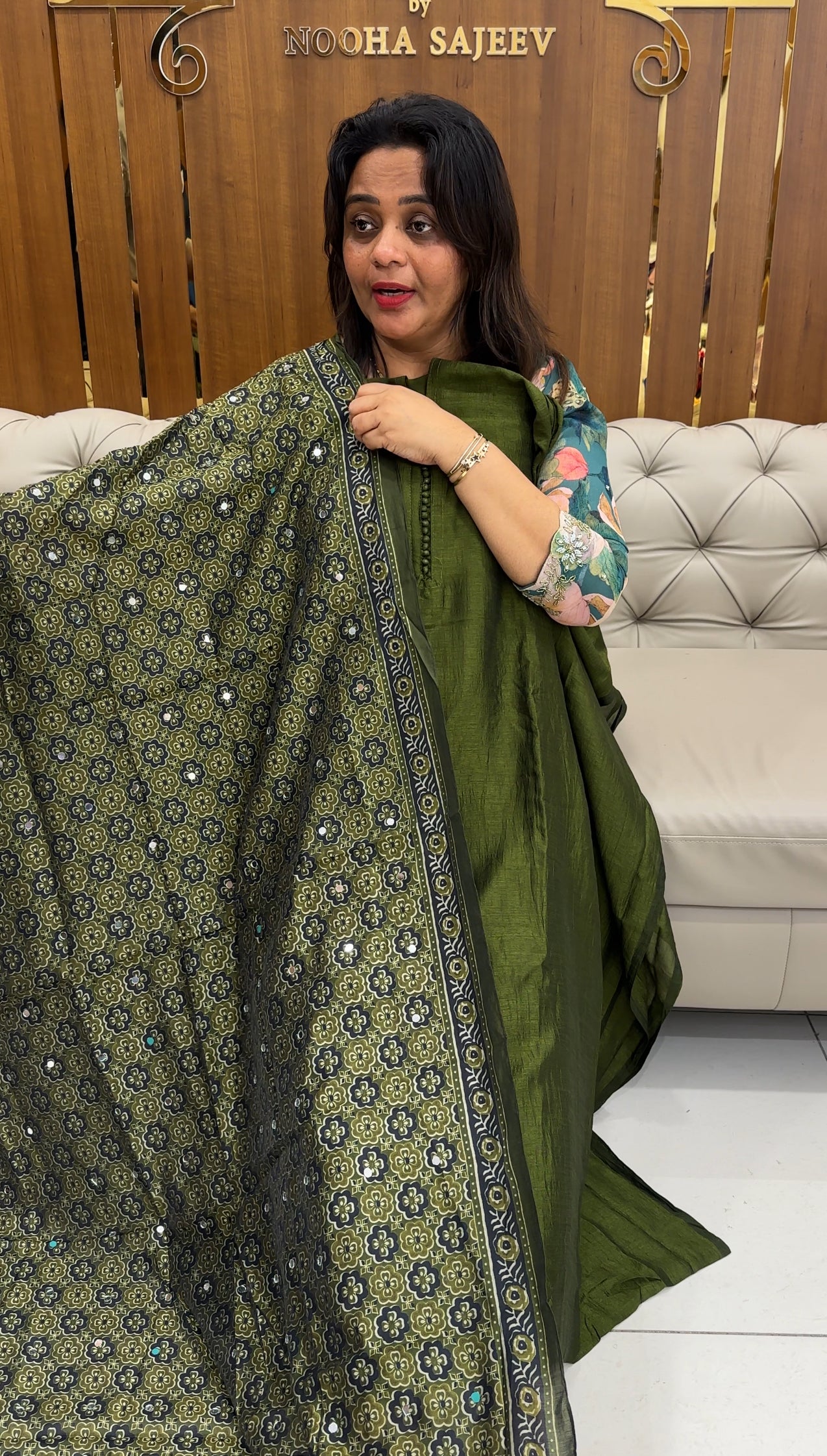 SEMI RAW SILK UNSTITCHED SALWAR SUITS - IHA 25727