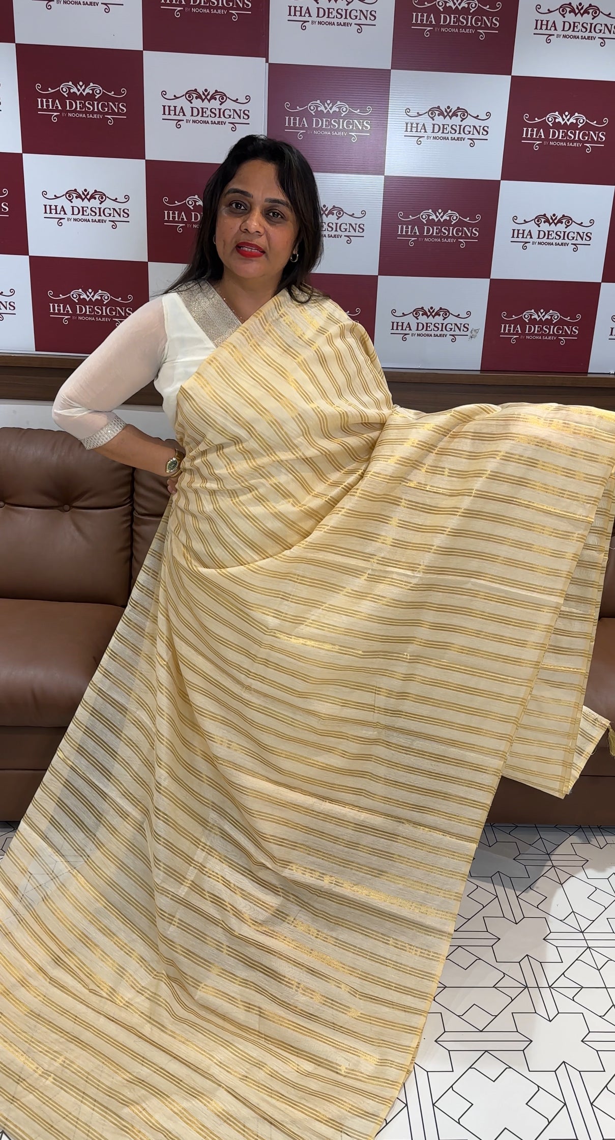 FORWARD MODAL CHANDERI ONAM SAREES - IHA 24654