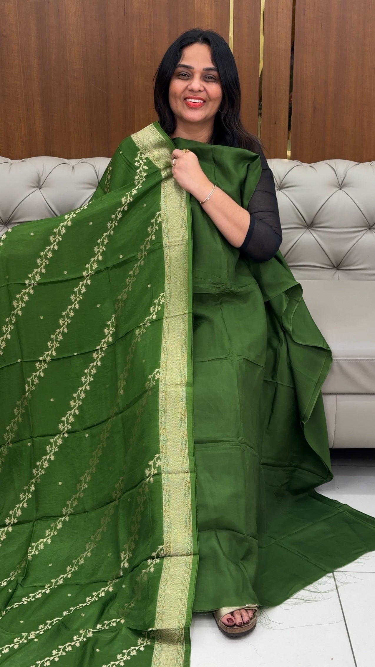 IHA'S IN-HOUSE SILK BANARASI UNSTITCHED SALWAR SUITS - IHA 30660