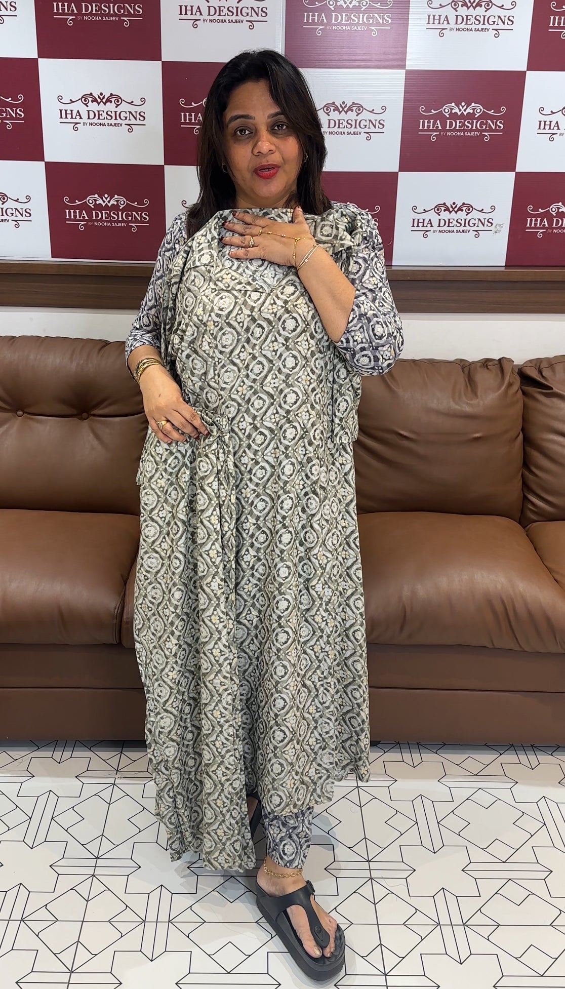 IHA'S IN-HOUSE VISCOSE RAYON CO-ORDE SETS - IHA 24667