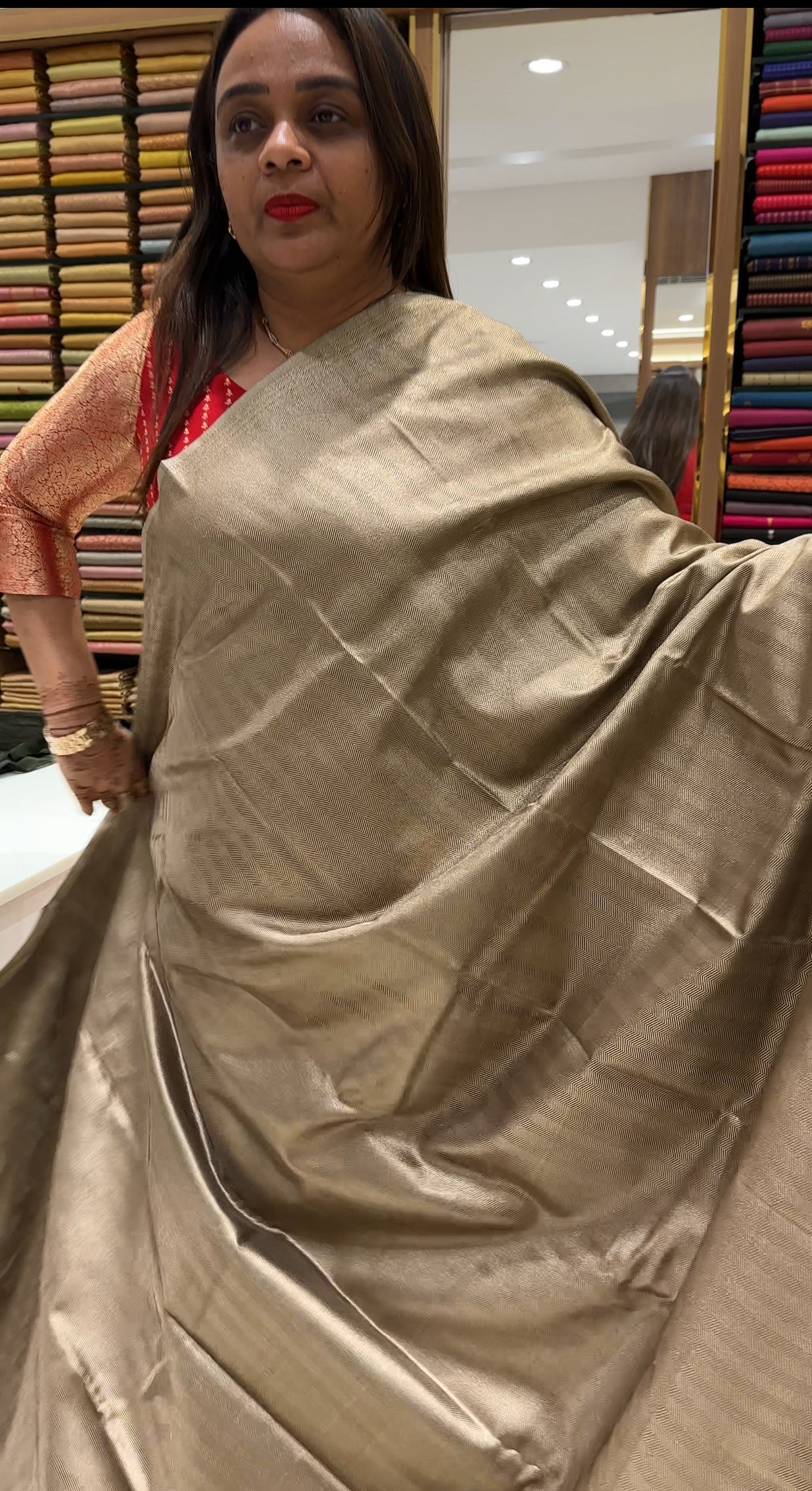 SEMI TISSUE SAREES - IHA 22011