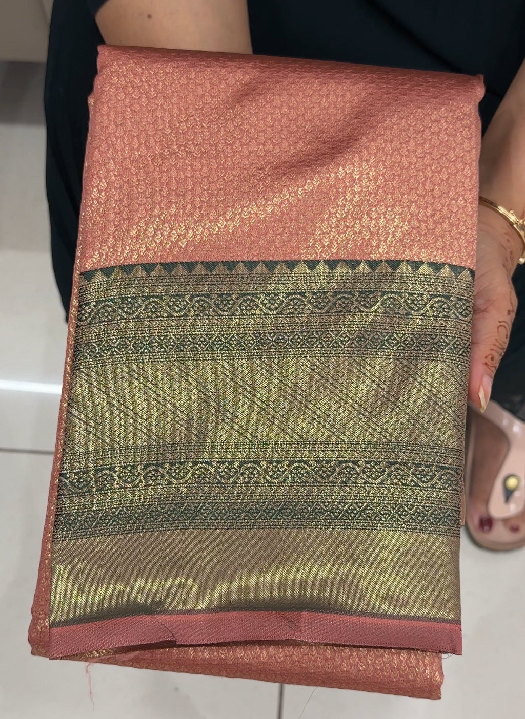 SEMI BROCADE SAREES - IHA 27430