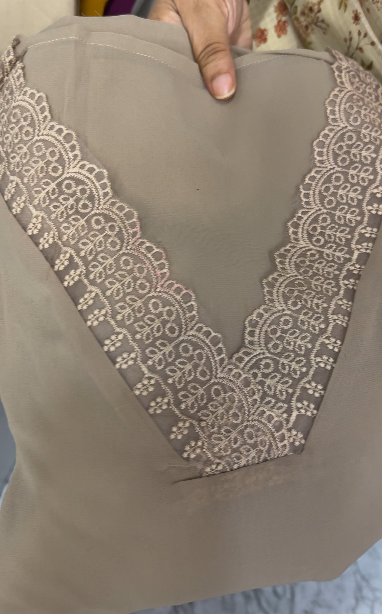 FAUX GEORGETE UNSTITCHED SALWAR SUITS - IHA 26919
