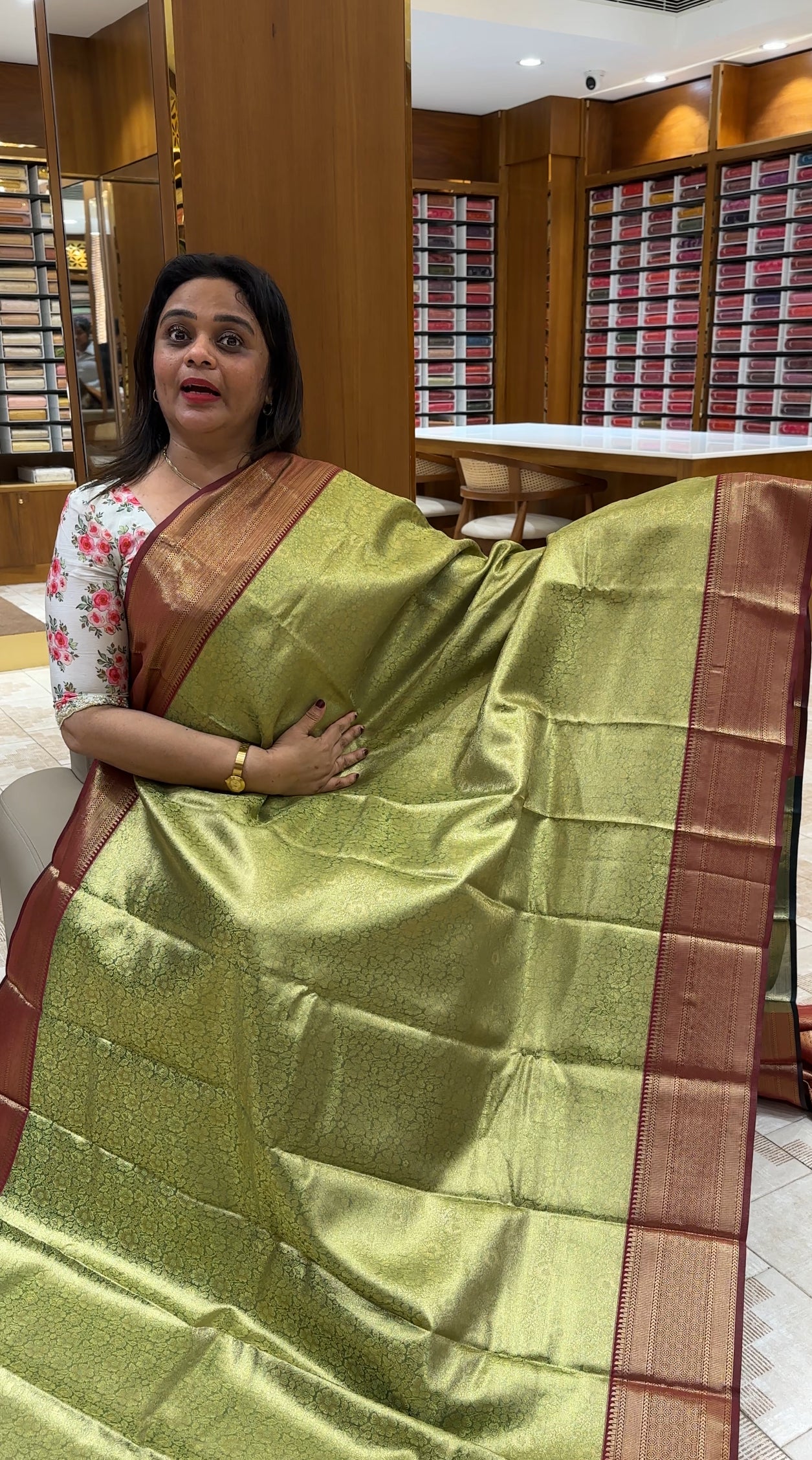 SEMI TISSUE SILK SAREES - IHA 25710