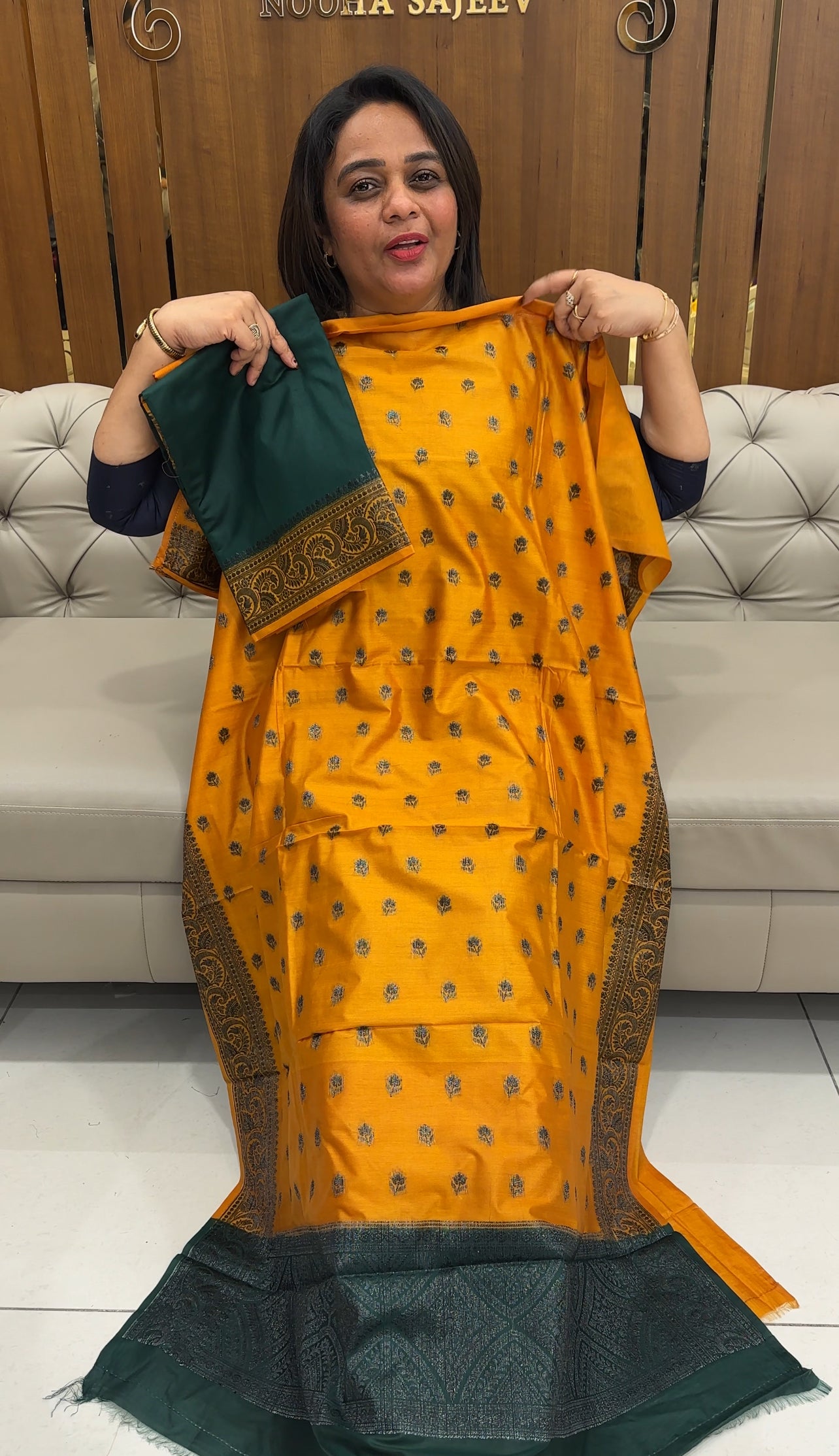 TUSSUR BANARASI UNSTITCHED SALWAR SUITS - IHA 25779