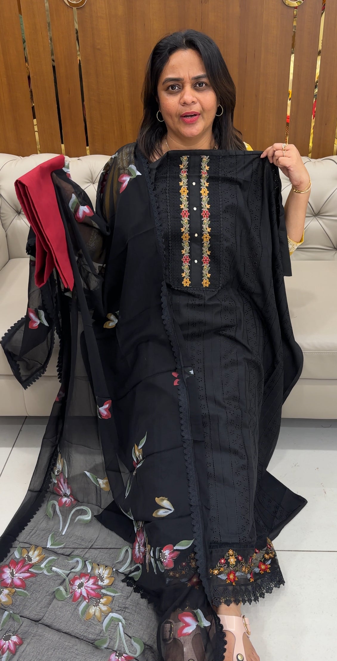 MUL COTTON UNSTITCHED SALWAR SUITS - IHA 26913