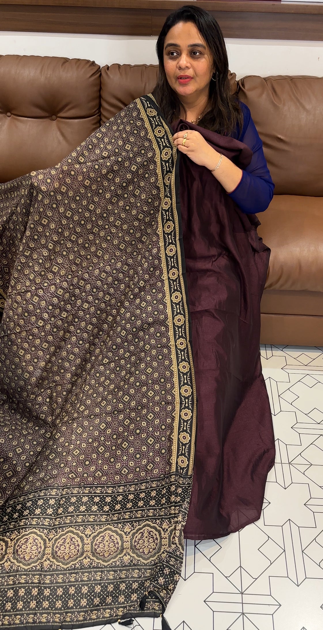 SEMI RAW SILK UNSSTITCHED SALWAR SUITS  - IHA 27889