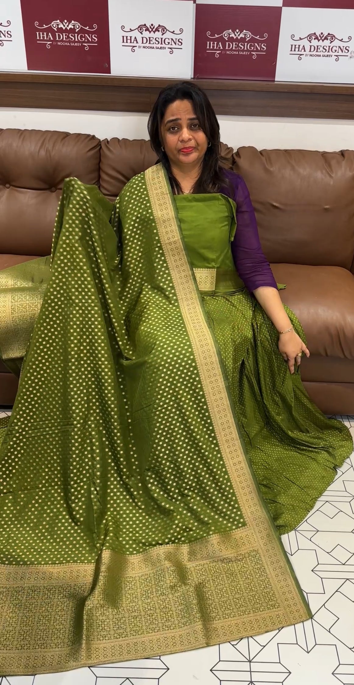 SEMI STITCHED DHAVANI SETS - IHA 25432