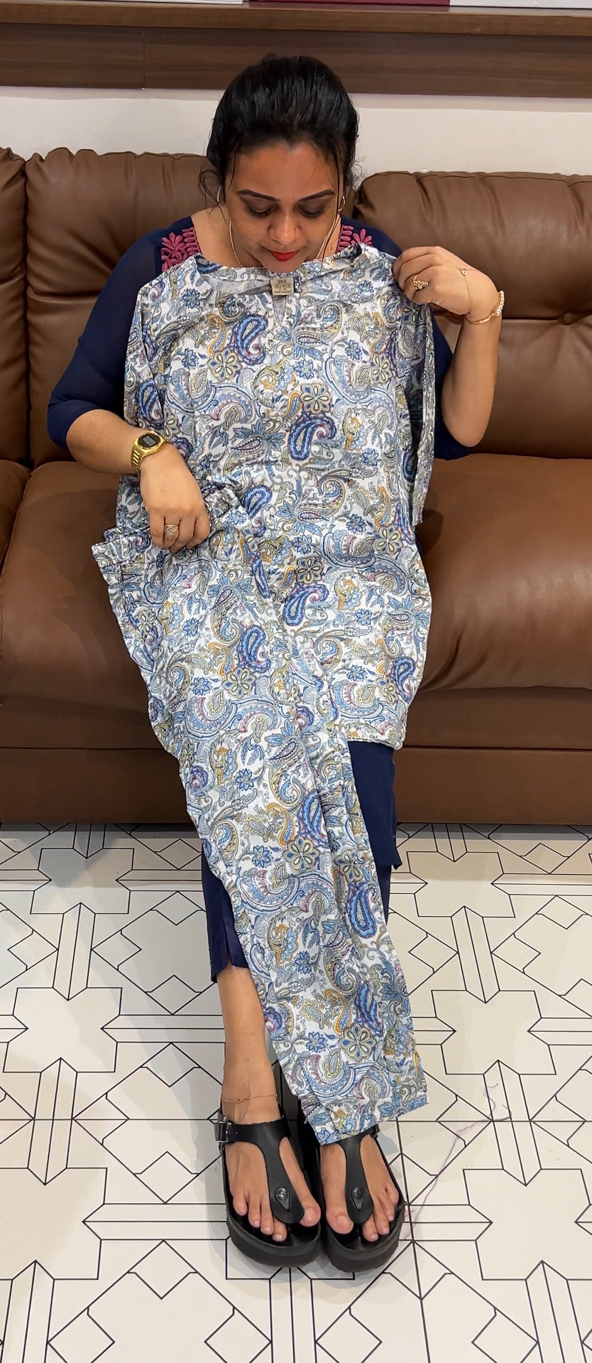 COTTON PRINTED SHORT CO-ORDS SETS - IHA 22875