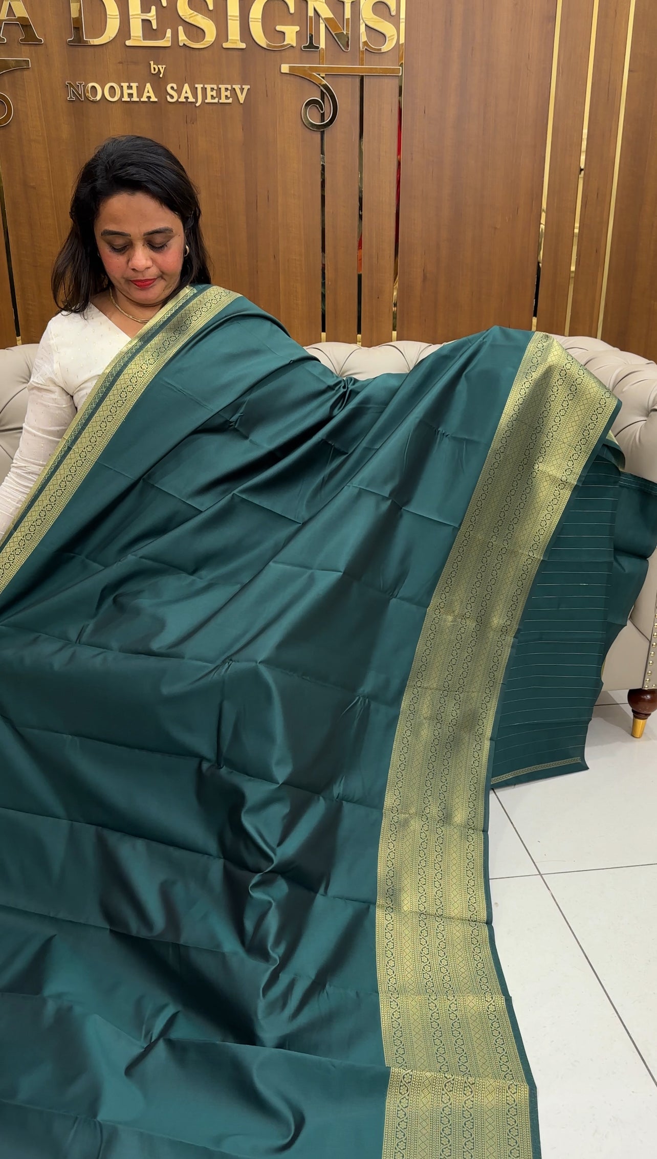SEMI SILK SAREES - IHA 25922