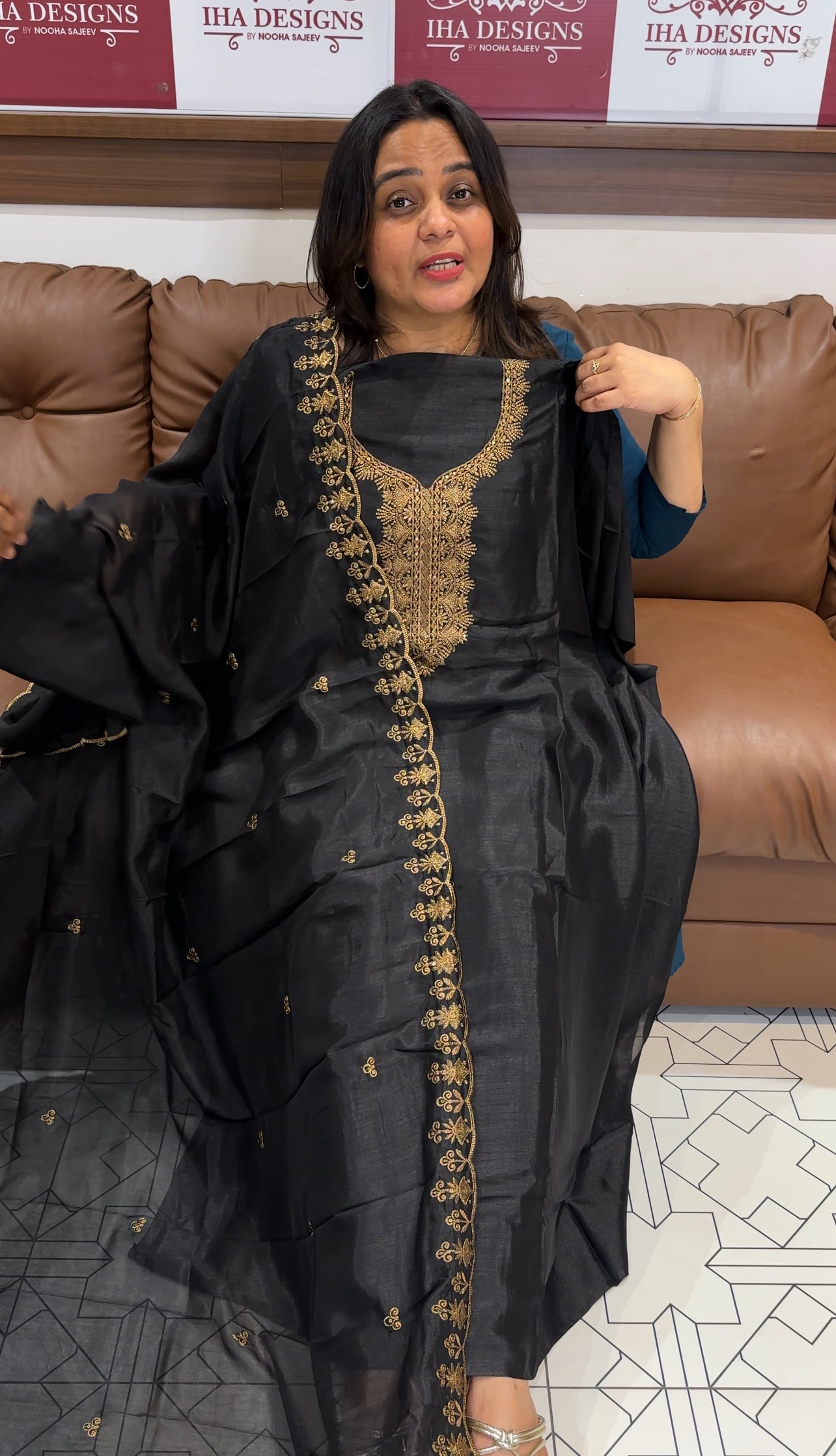 SEMI RAW SILK UNSTITCHED SALWAR SUITS - IHA 27364