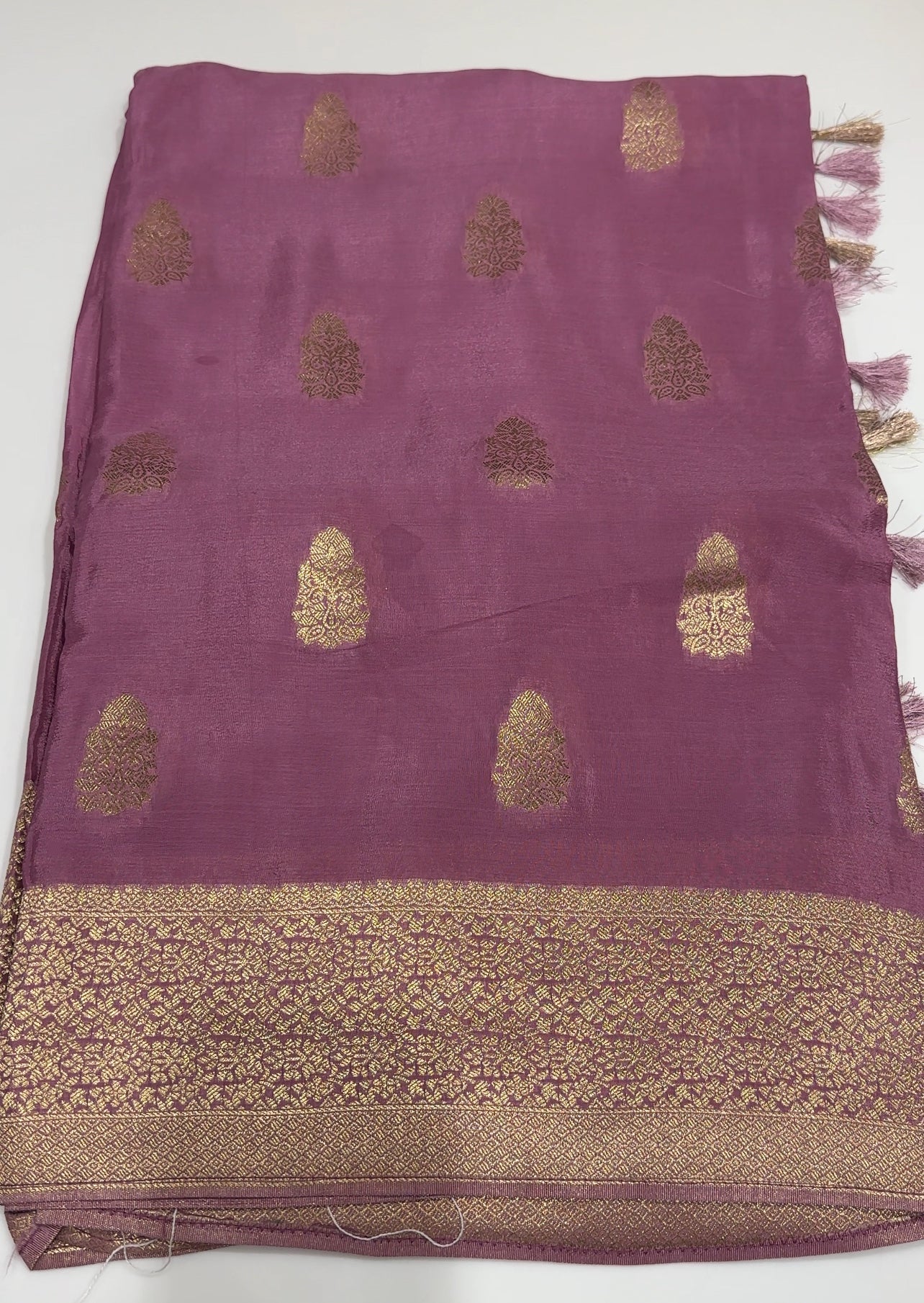 PLATINUM CHIFFON SAREES - IHA 24919