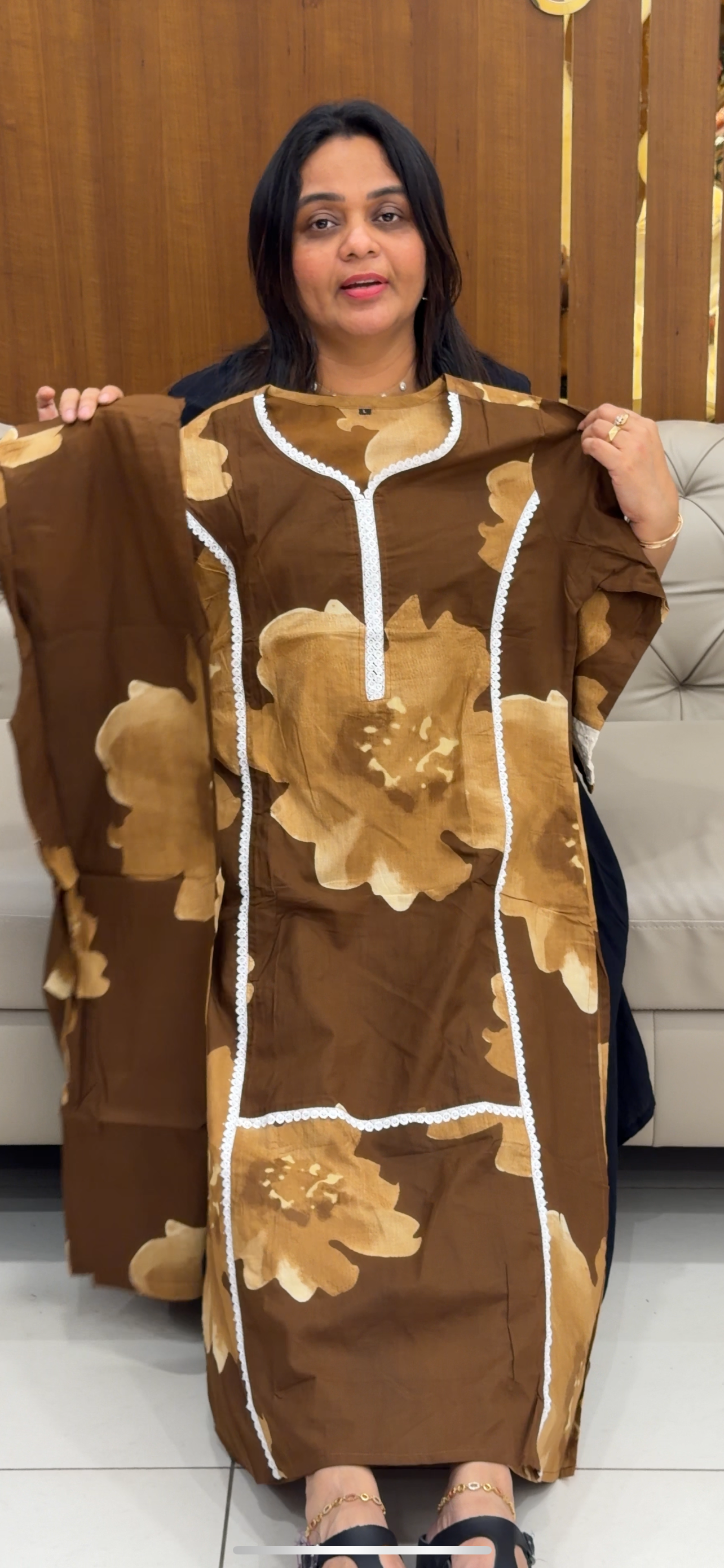 PRINTED COTTON TOP AND BOTTOM - IHA 28747