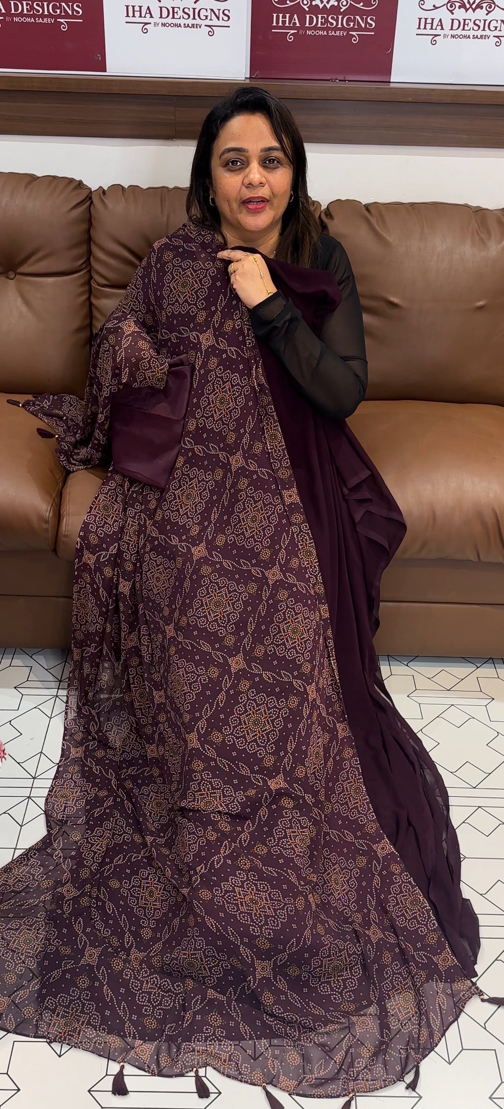 FAUX GEORGETTE UNSTITCHED SALSWAR SUITS - IHA 24697