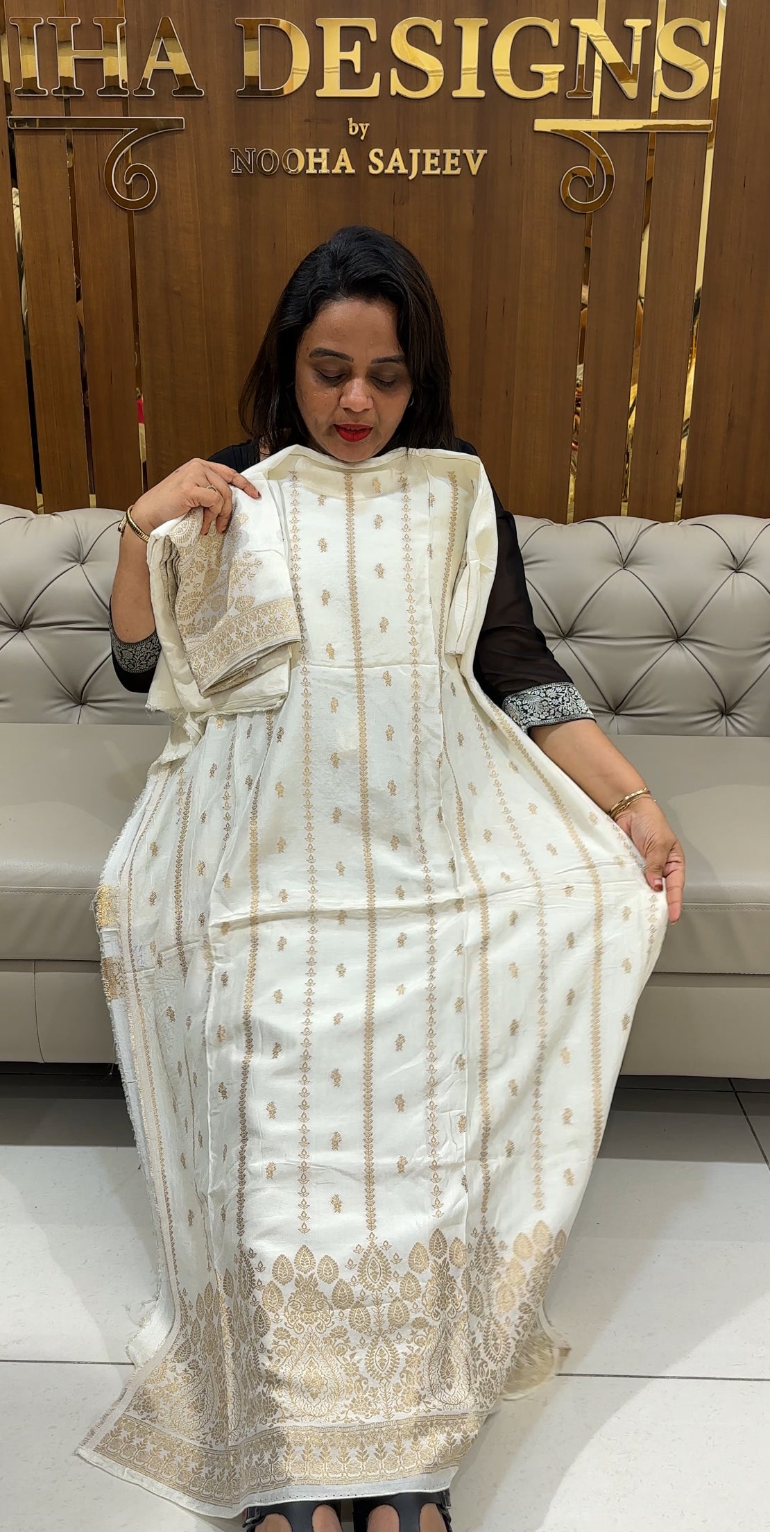 BANARASI UNSTITCHED SALWAR SUITS - IHA 24957