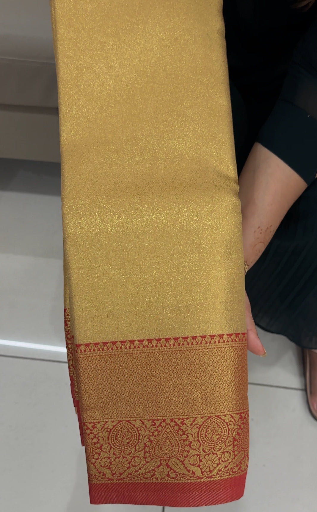 SEMI BROCADE SAREES - IHA 27423