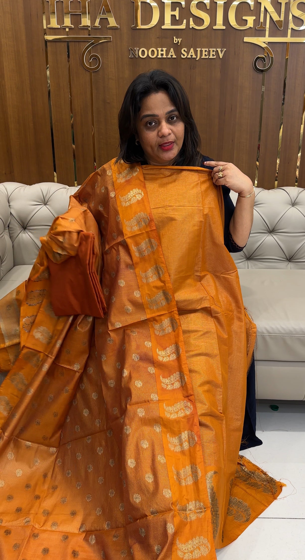 SEMI BANARASI UNSTITCHED SALWAR SUITS - IHA 25197