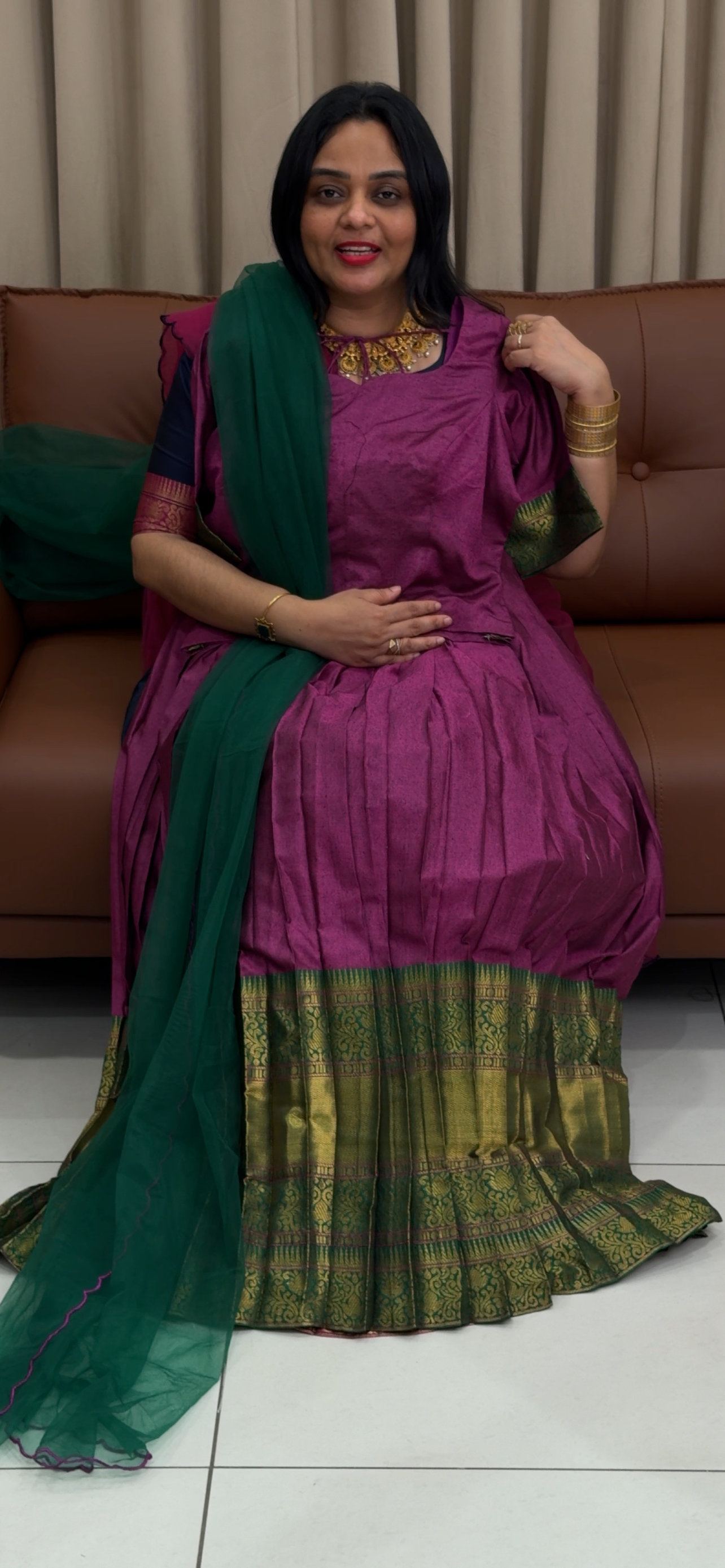 IHA'S IN-HOUSE NET DUPATTA ONLY - IHA 34025