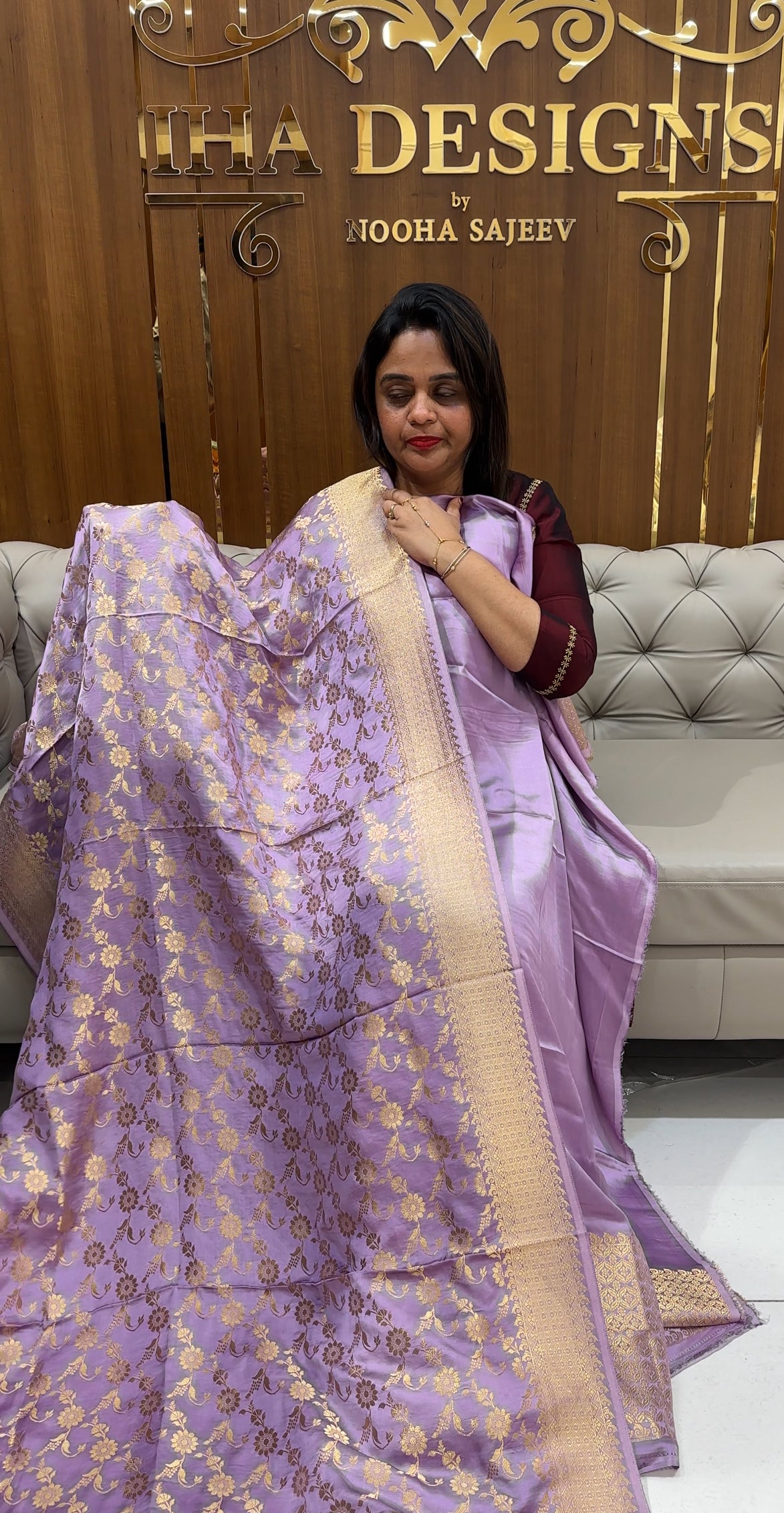 BANARASI UNSTITCHED SALWAR SUITS- IHA 24614