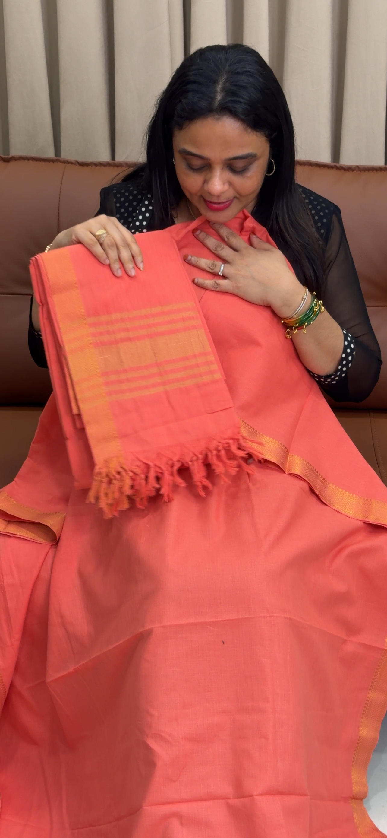HANDLOOM COTTON UNSTITCHED SALWAR SUITS - IHA 33914