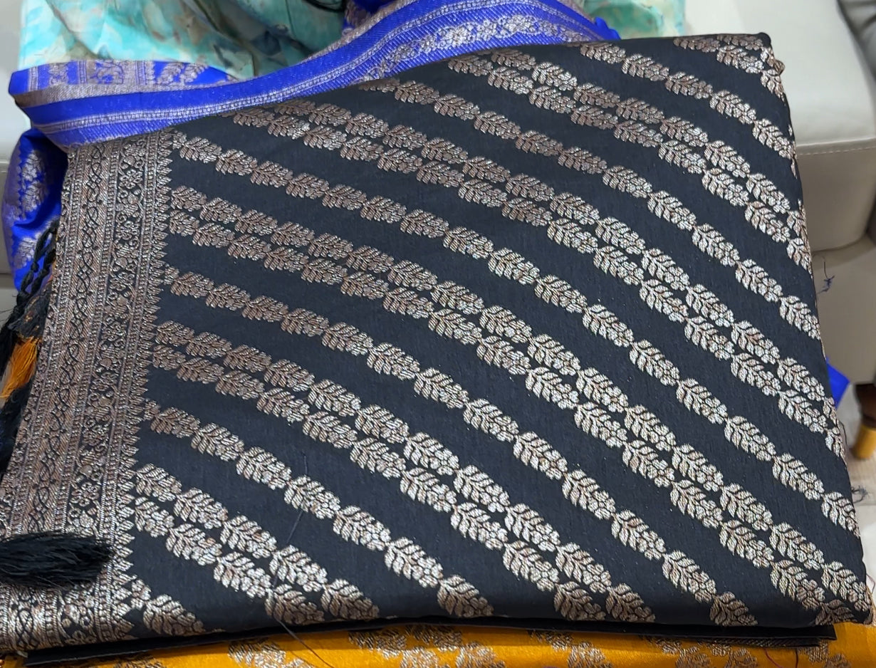 SEMI KATAN SAREES - IHA 21720