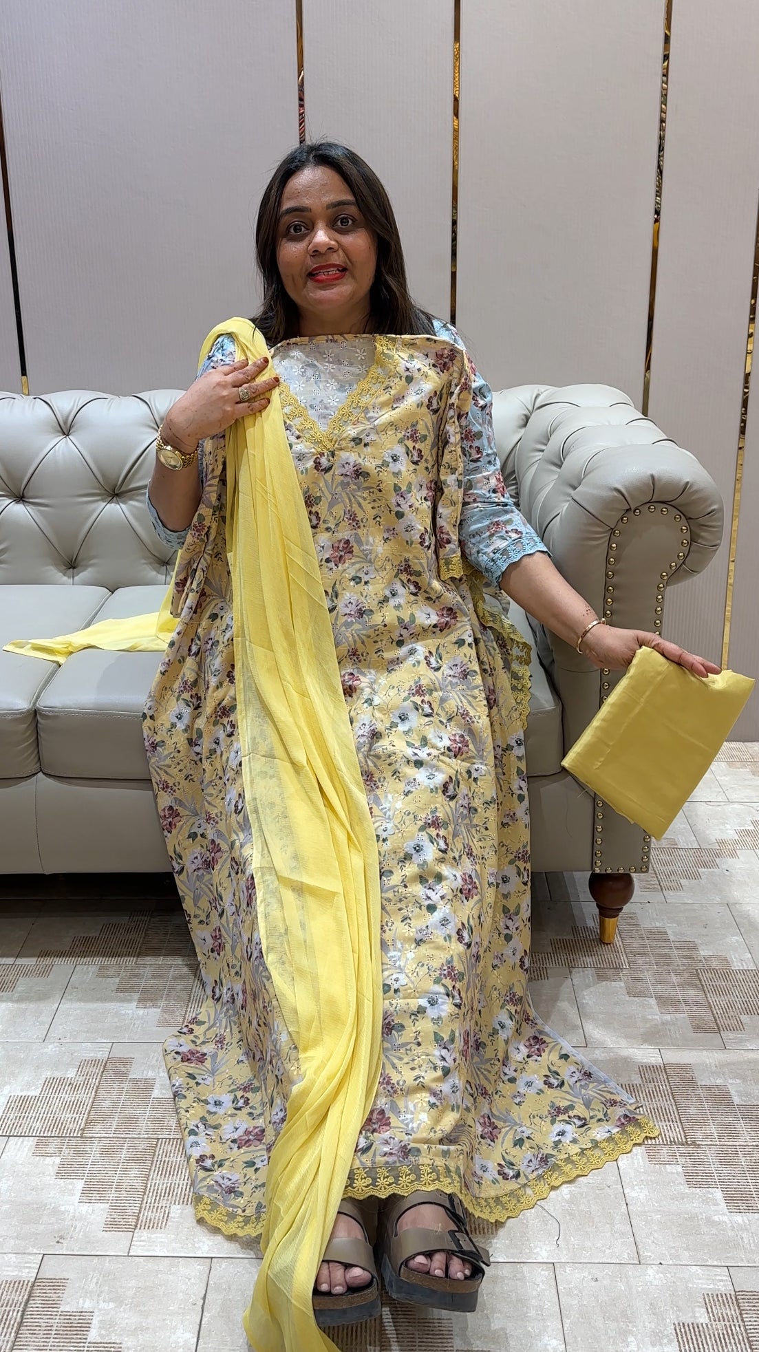 COTTON HAKOBA UNSTITCHED SALWAR SUITS - IHA 22189